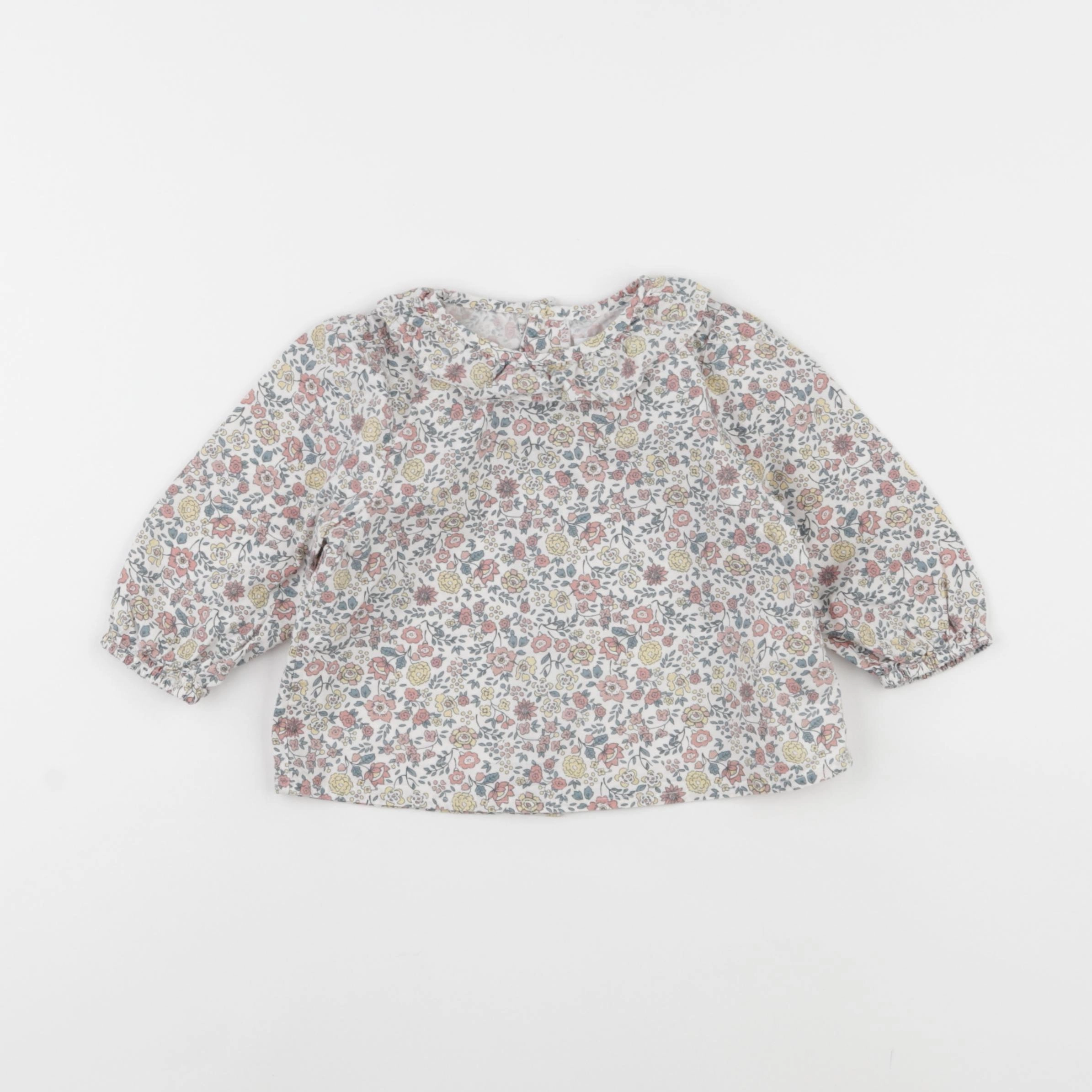 Vertbaudet - blouse multicolore - 9 mois