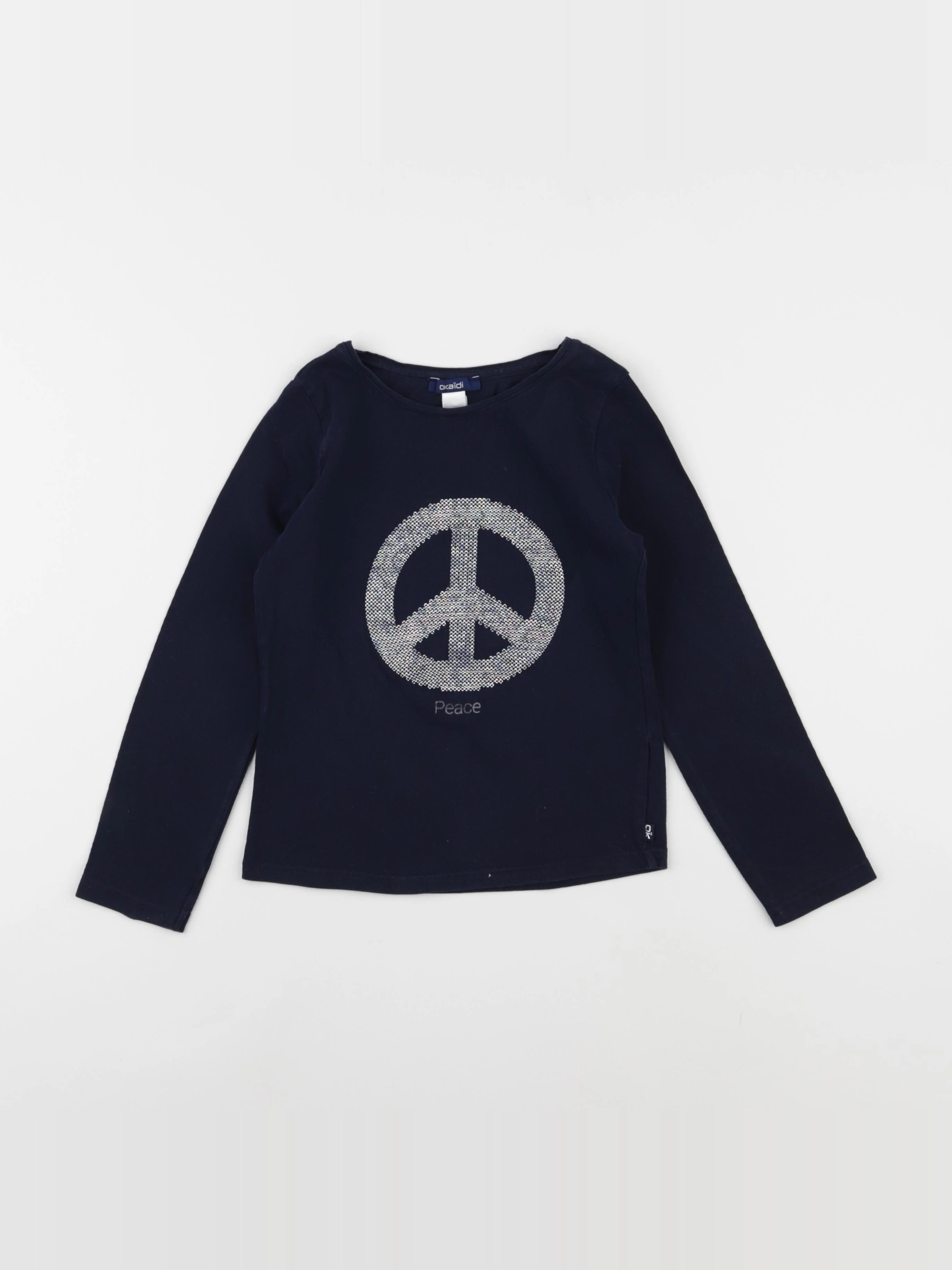 Okaidi - tee-shirt bleu - 6 ans