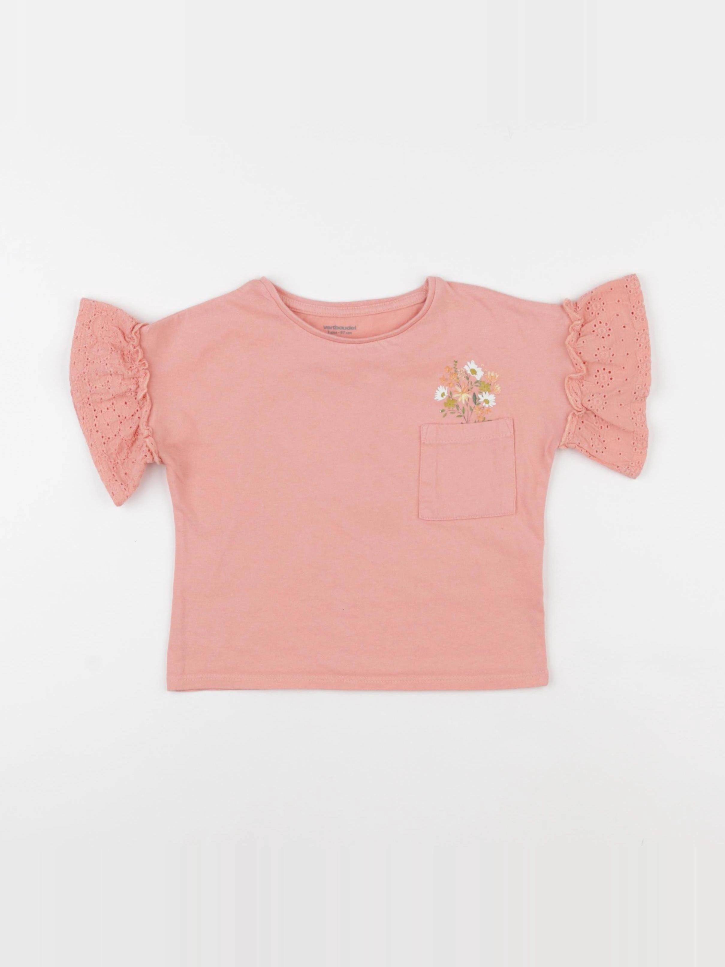 Vertbaudet - tee-shirt rose - 3 ans