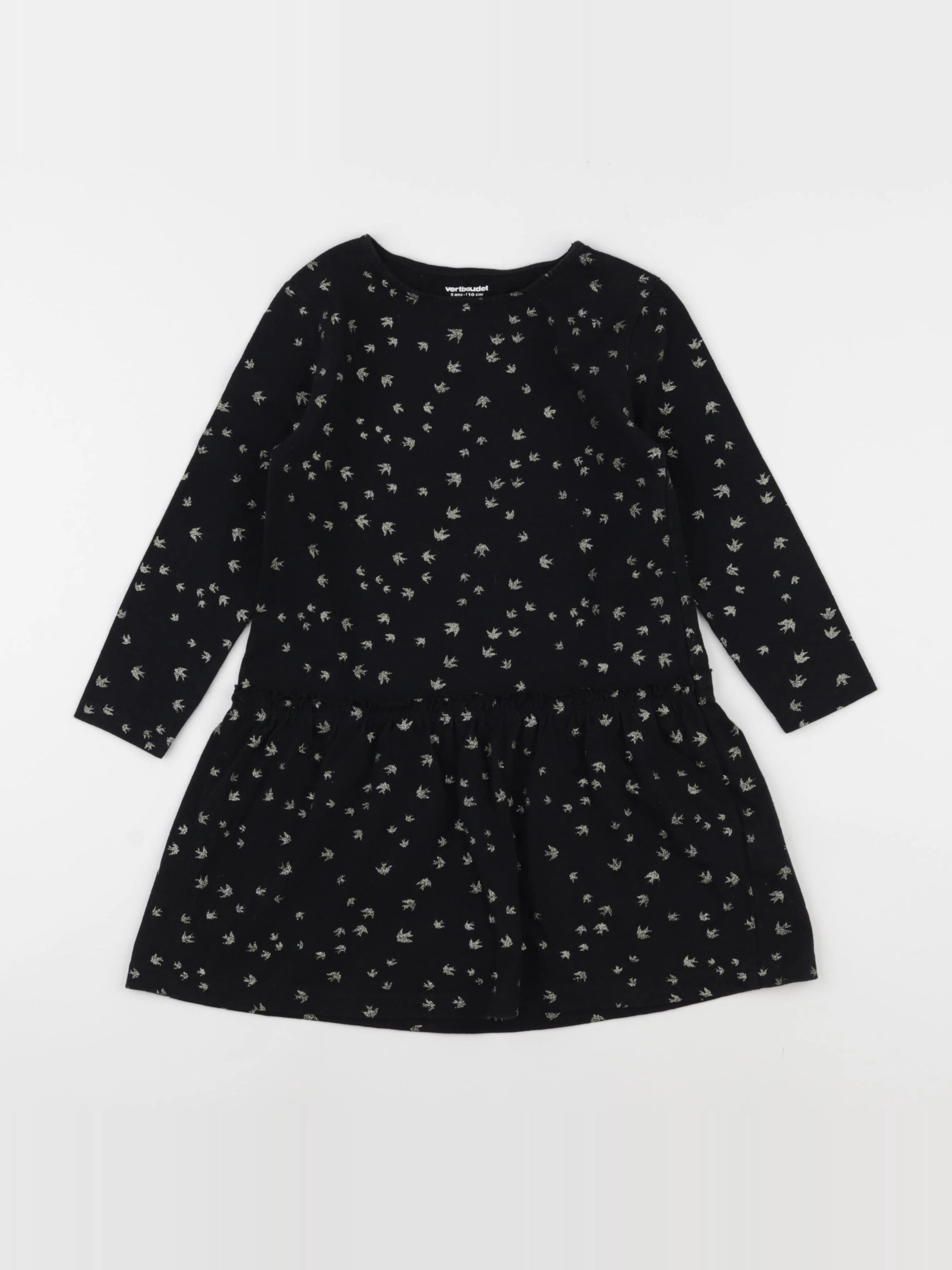 Vertbaudet - robe noir - 5 ans