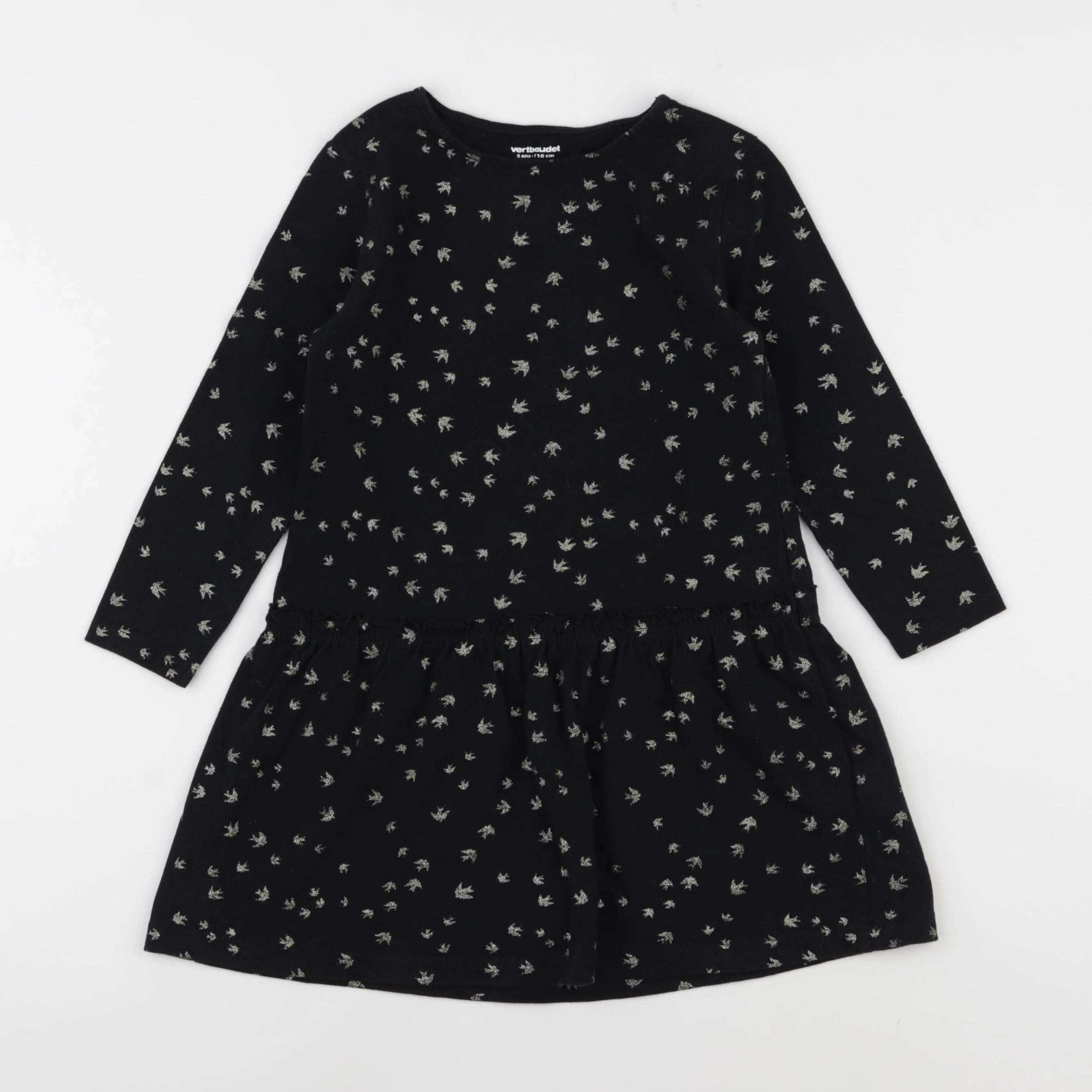 Vertbaudet - robe noir - 5 ans