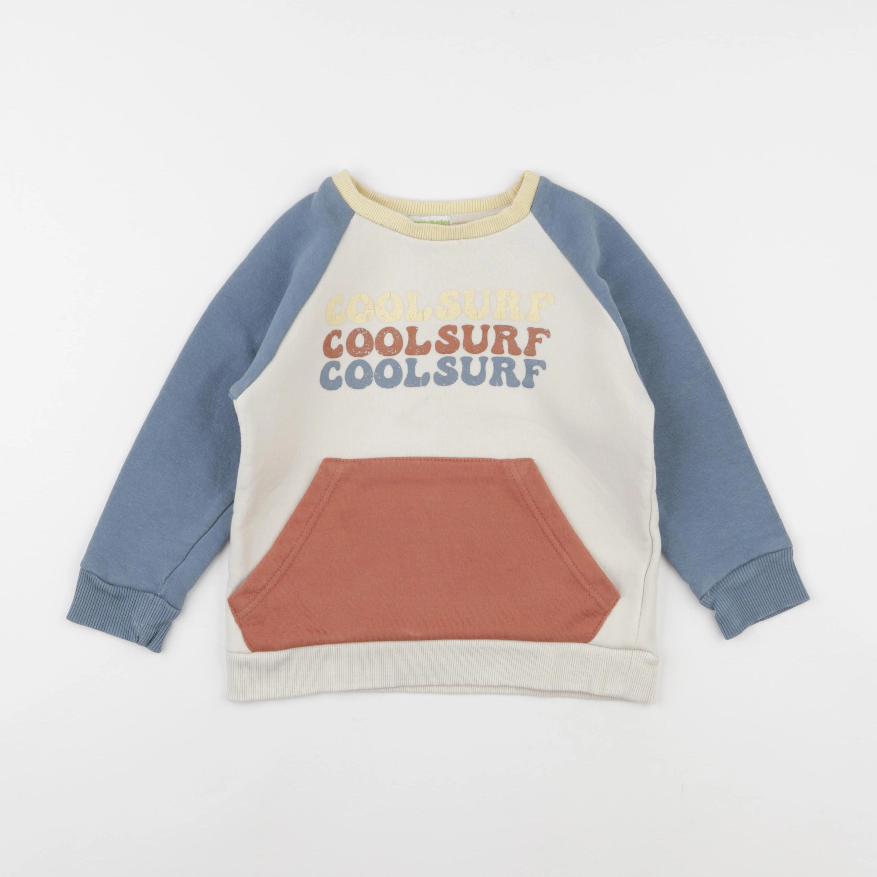 Vertbaudet - sweat multicolore - 6 ans