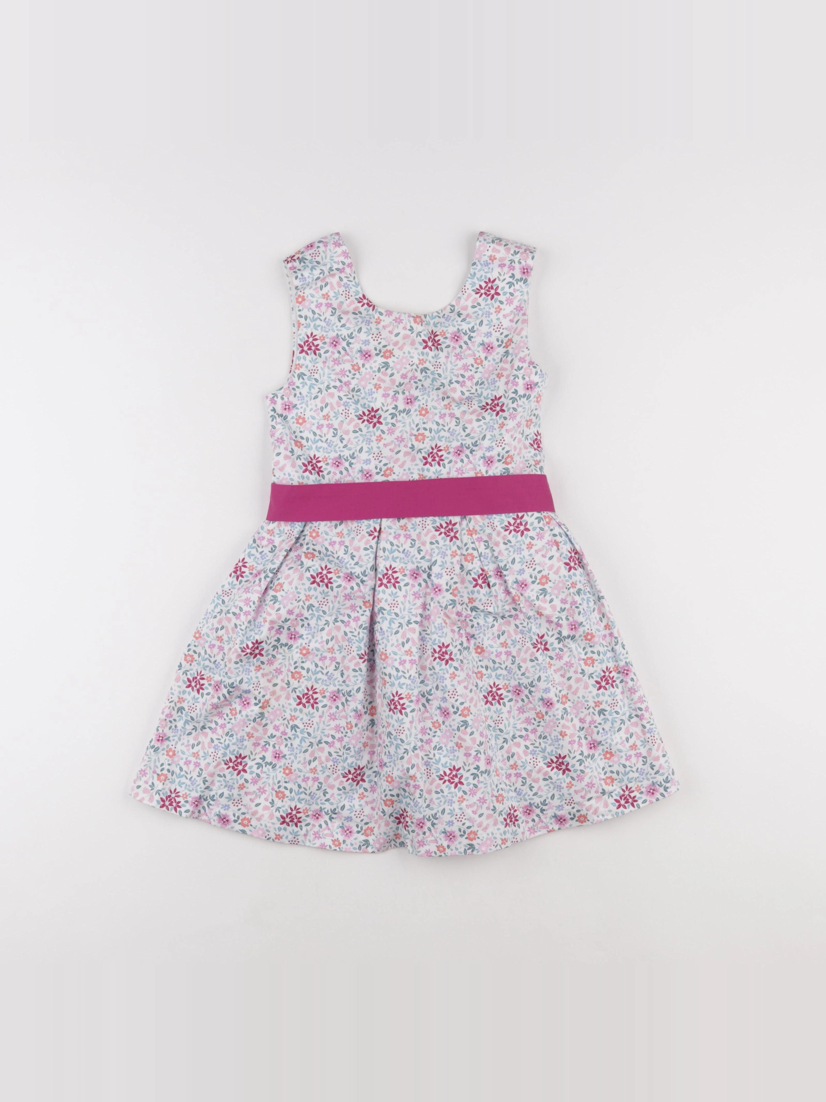 Vertbaudet - robe multicolore - 6 ans