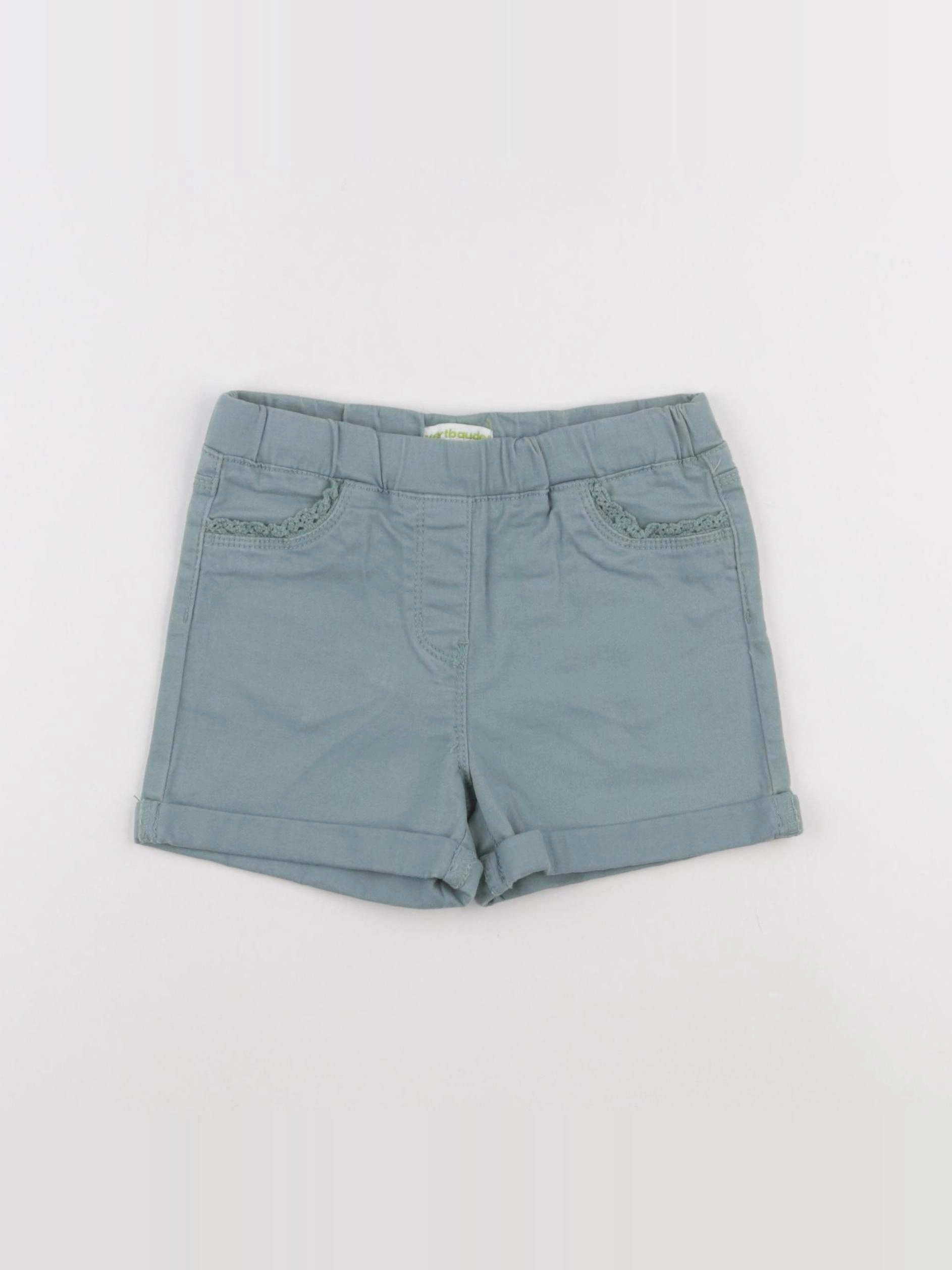 Vertbaudet - short vert - 6 ans