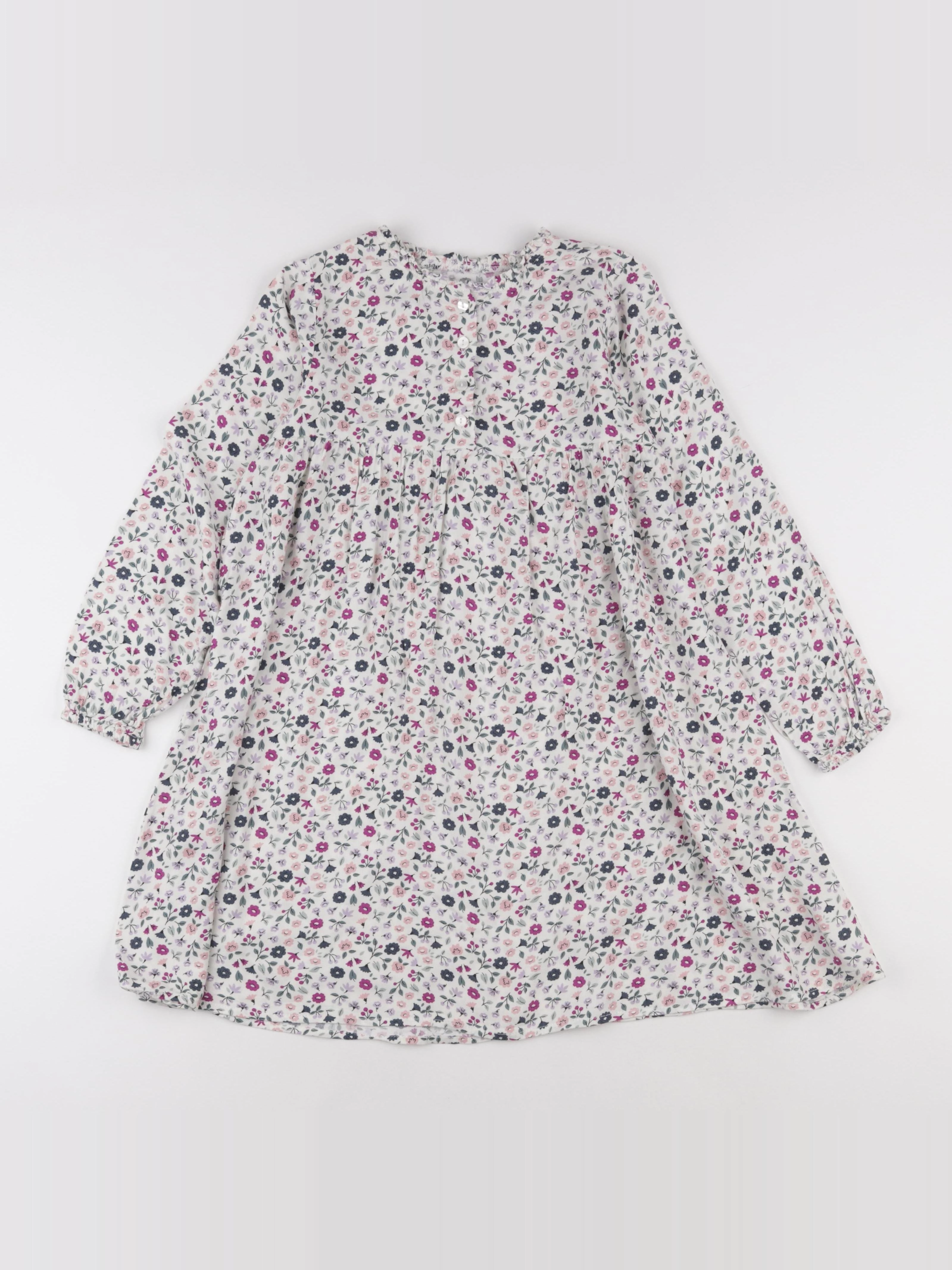 Vertbaudet - robe multicolore - 9 ans