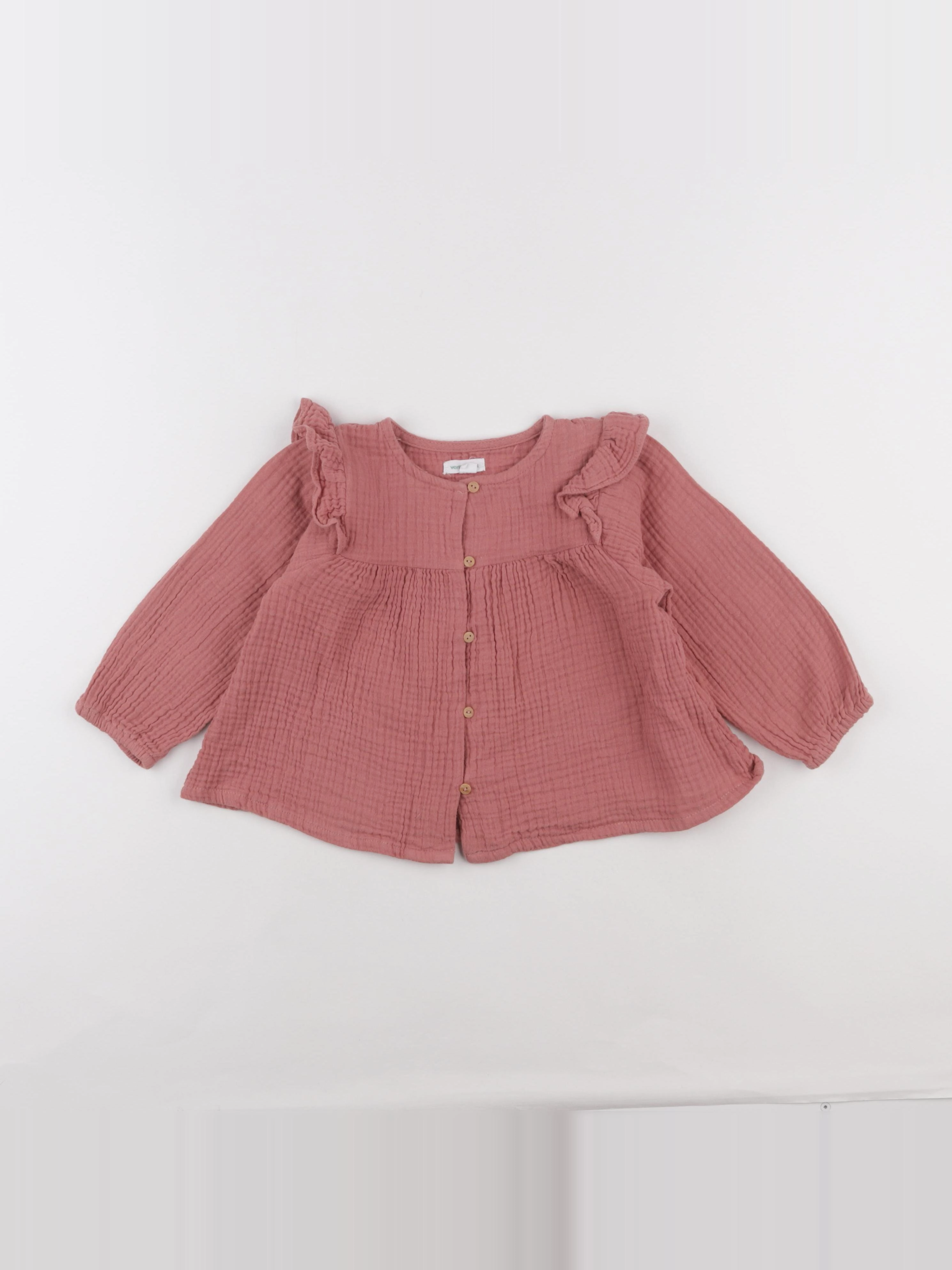 Vertbaudet - blouse rose - 24 mois