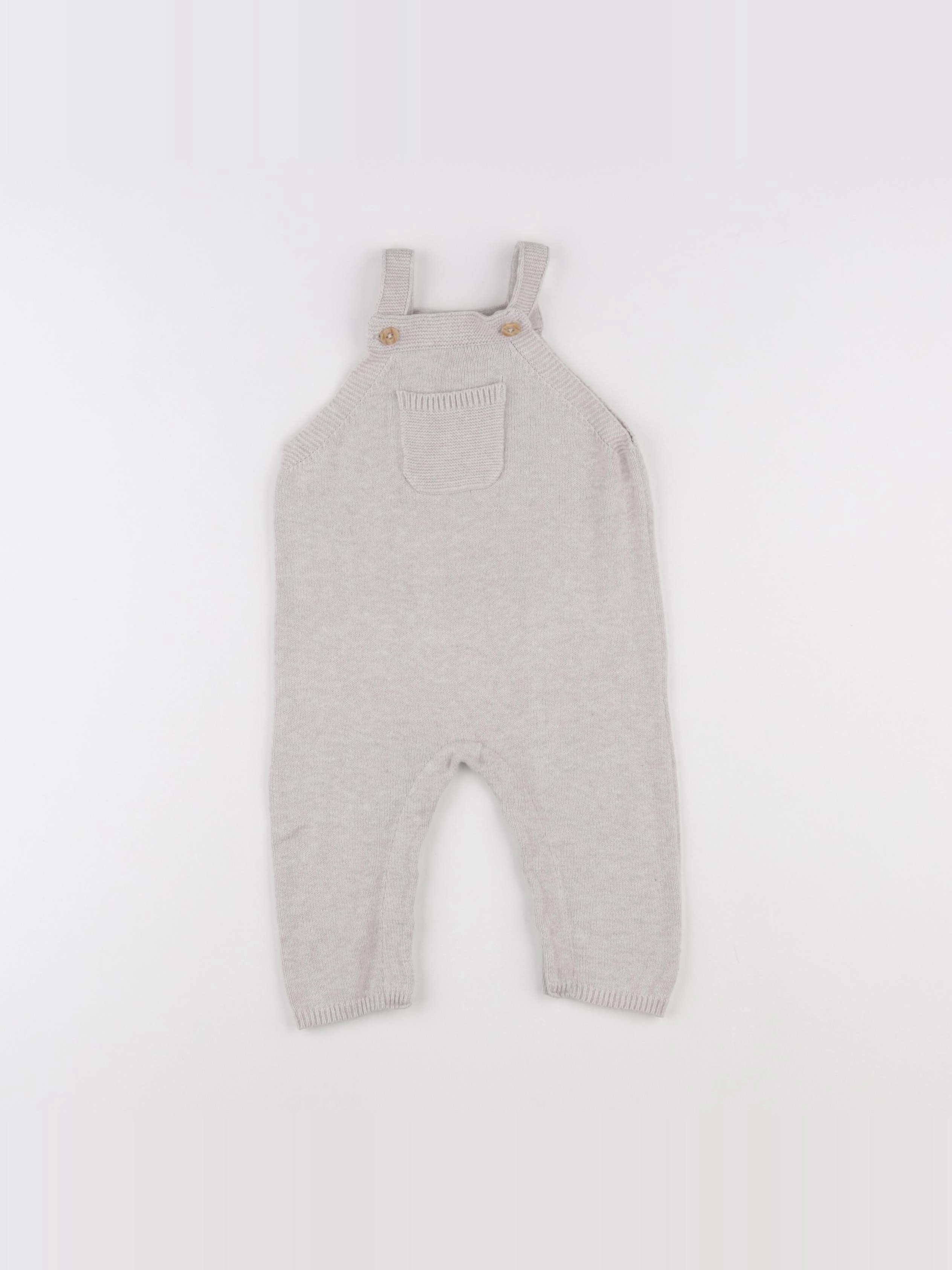 Vertbaudet - combinaison beige - 6 mois