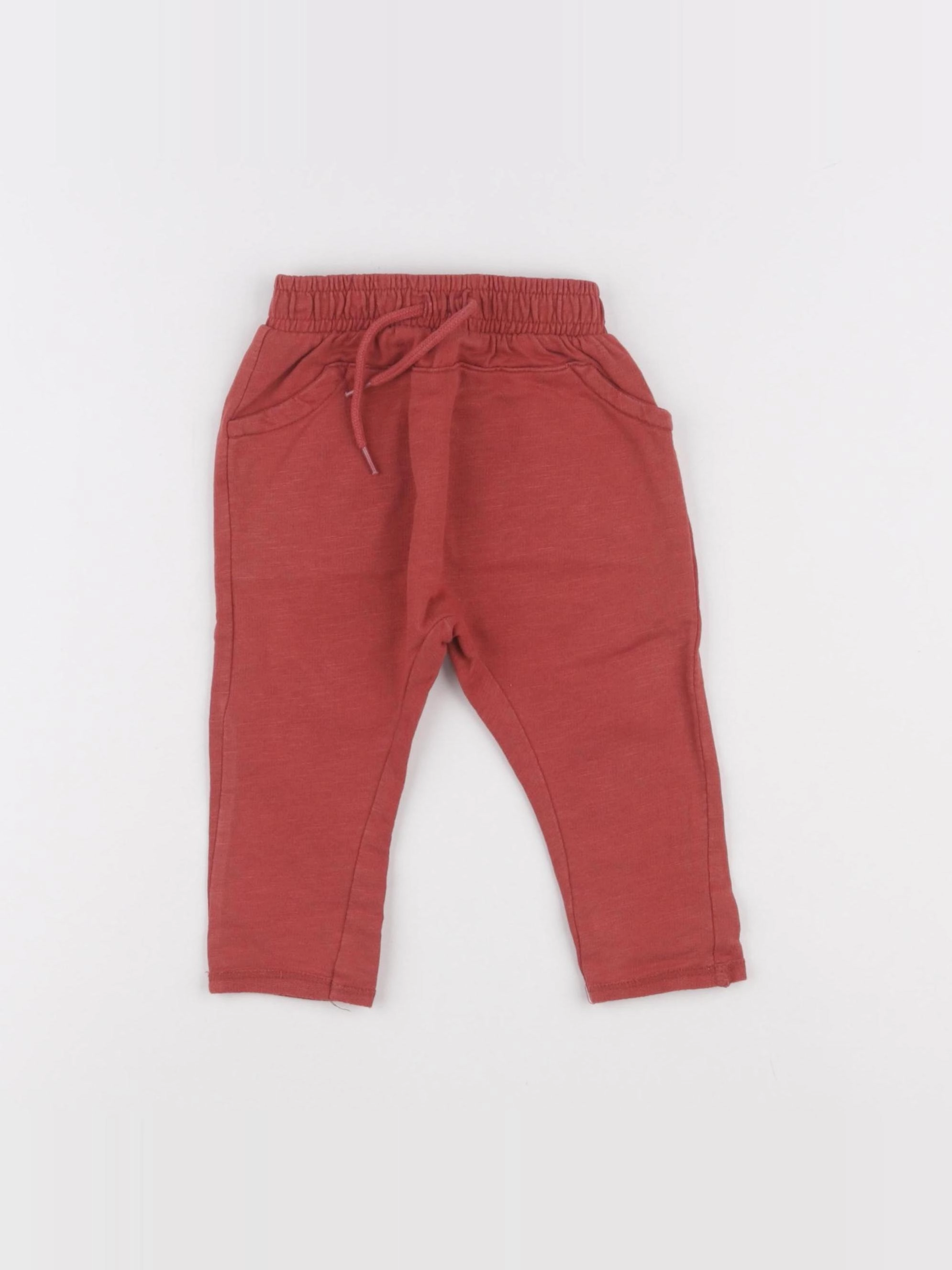 Vertbaudet - jogging rouge - 6 mois