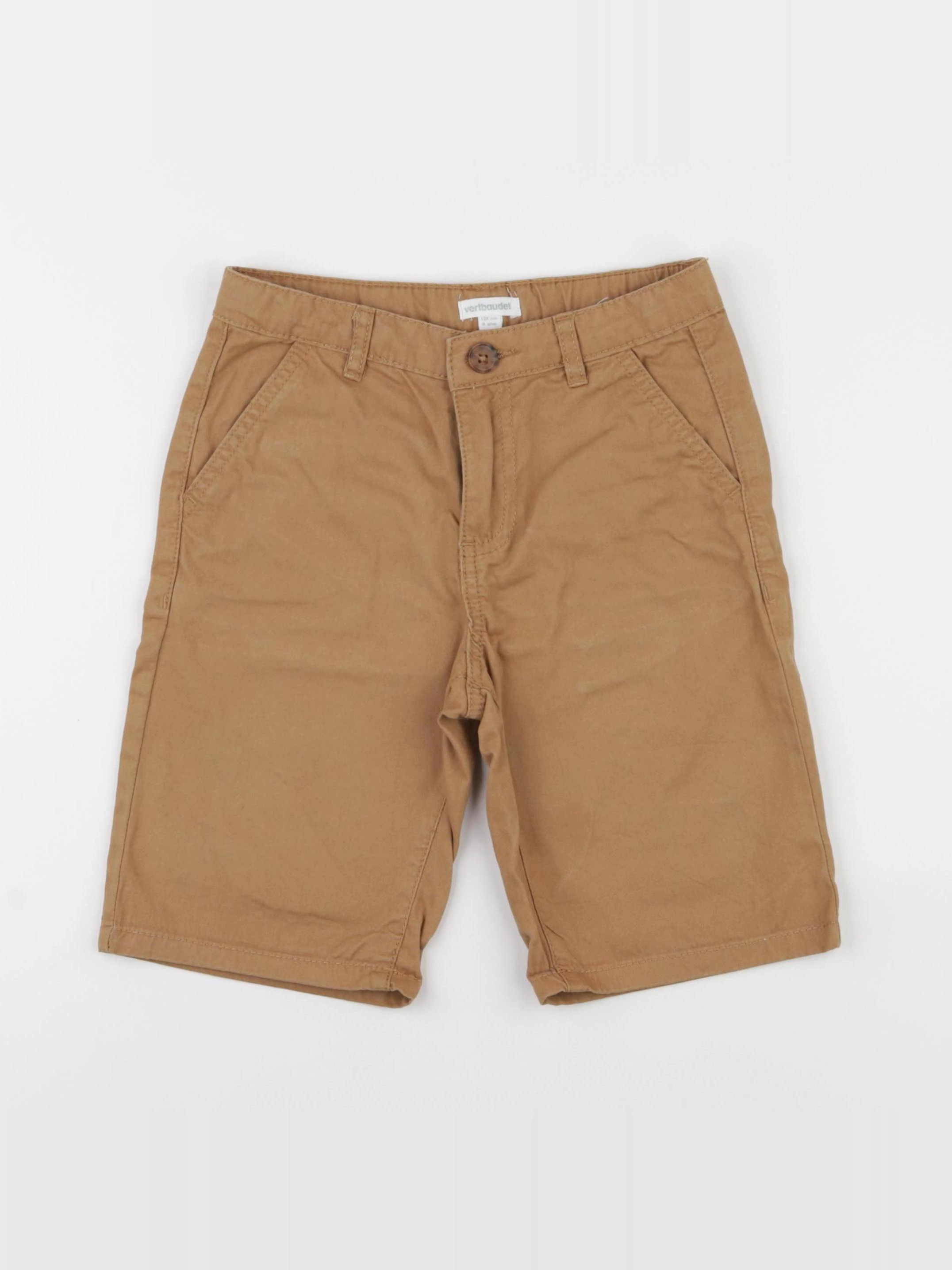 Vertbaudet - short marron - 6 ans