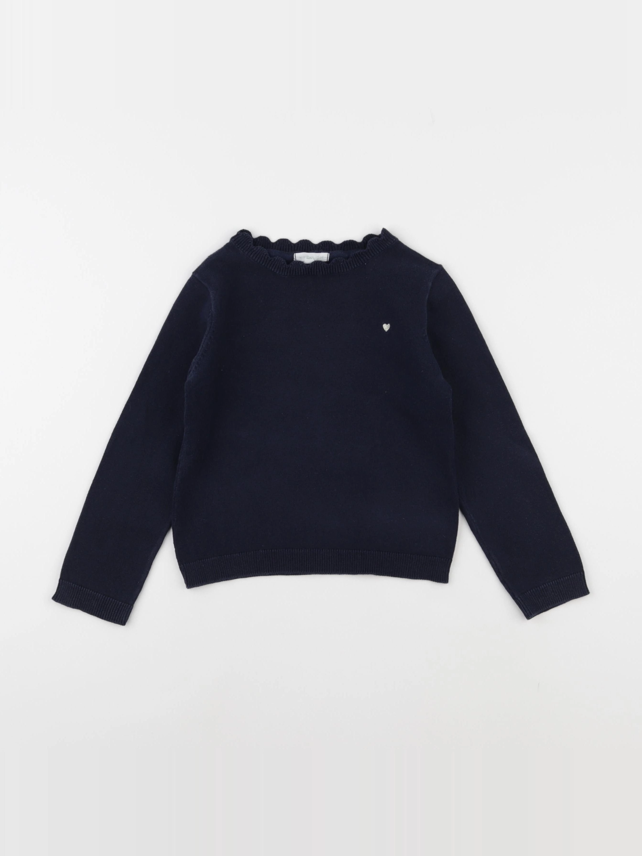 Vertbaudet - pull bleu - 4 ans
