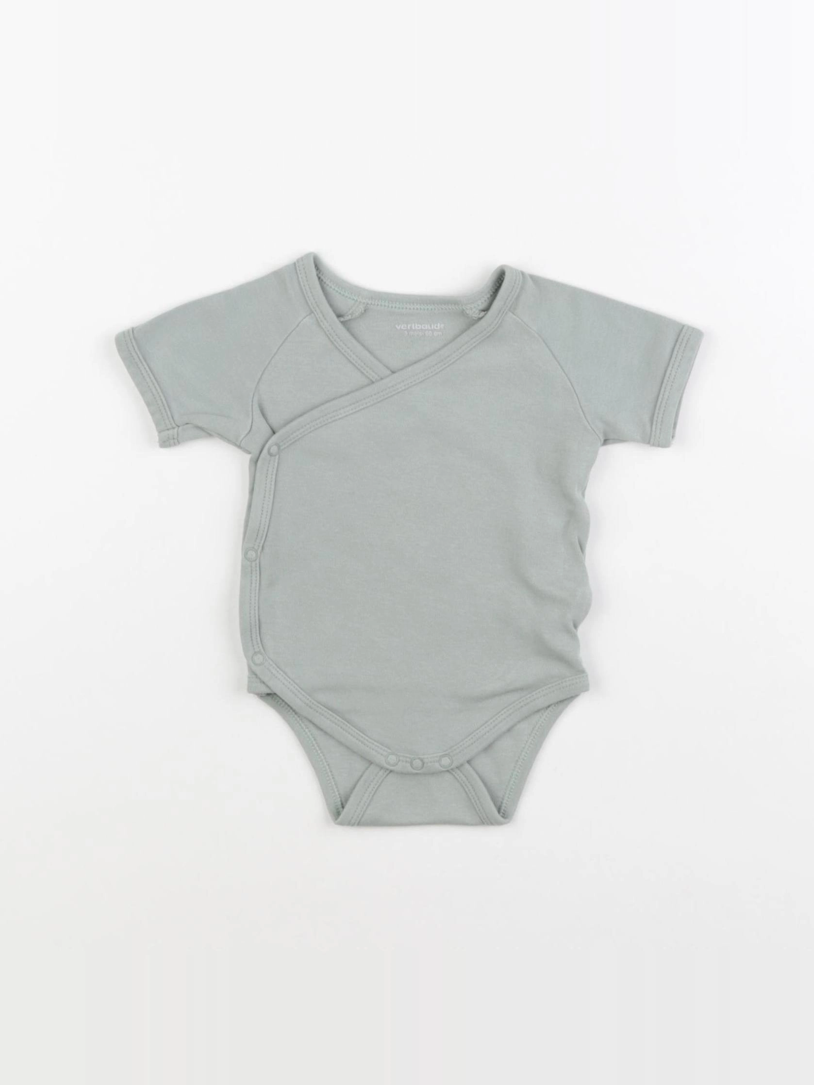 Vertbaudet - body vert - 3 mois