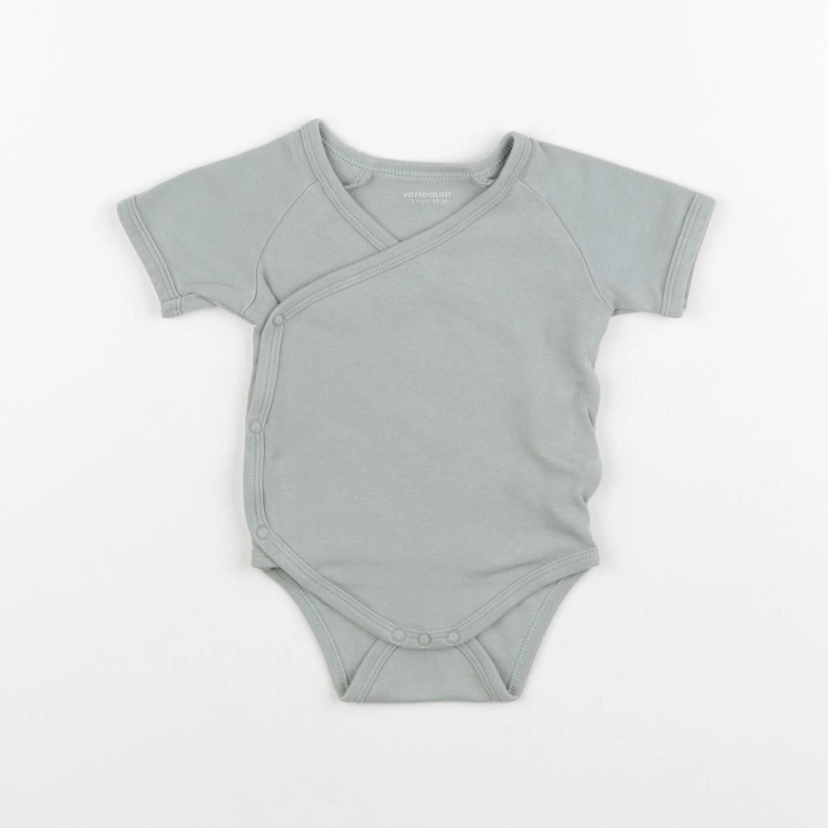 Vertbaudet - body vert - 3 mois