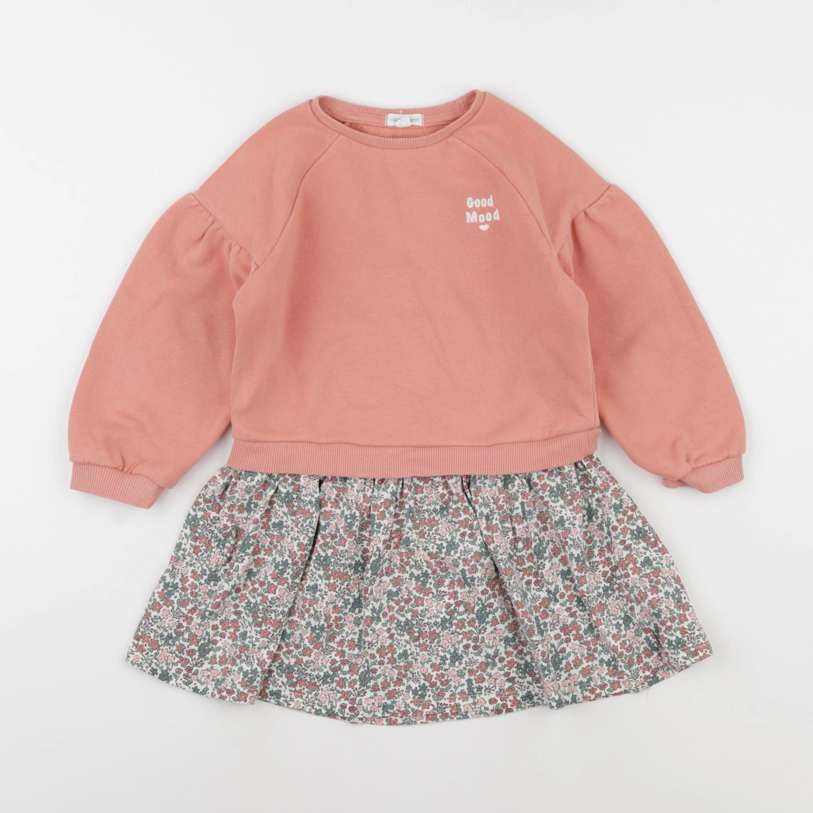 Vertbaudet - robe rose - 4 ans