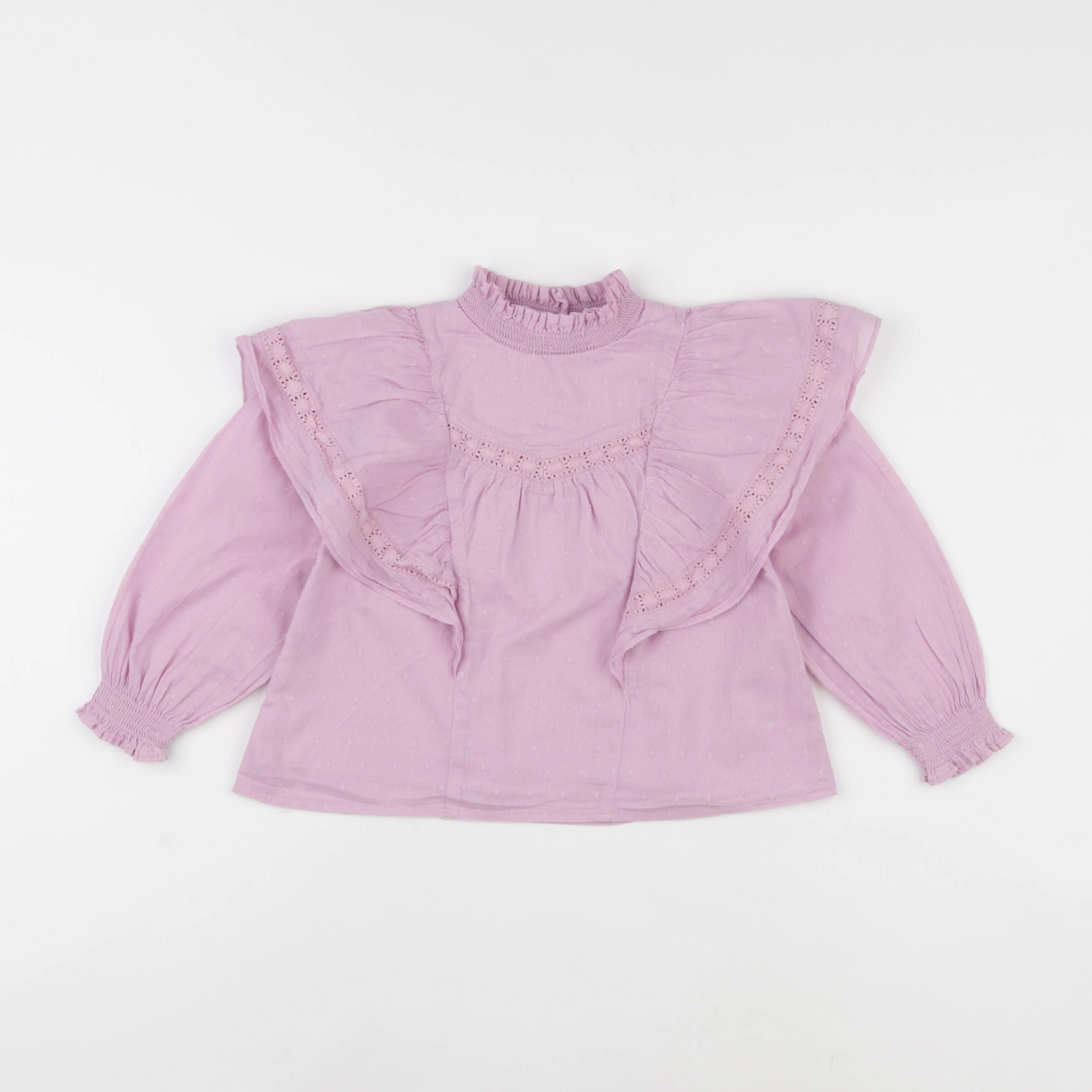 Vertbaudet - blouse violet - 4 ans