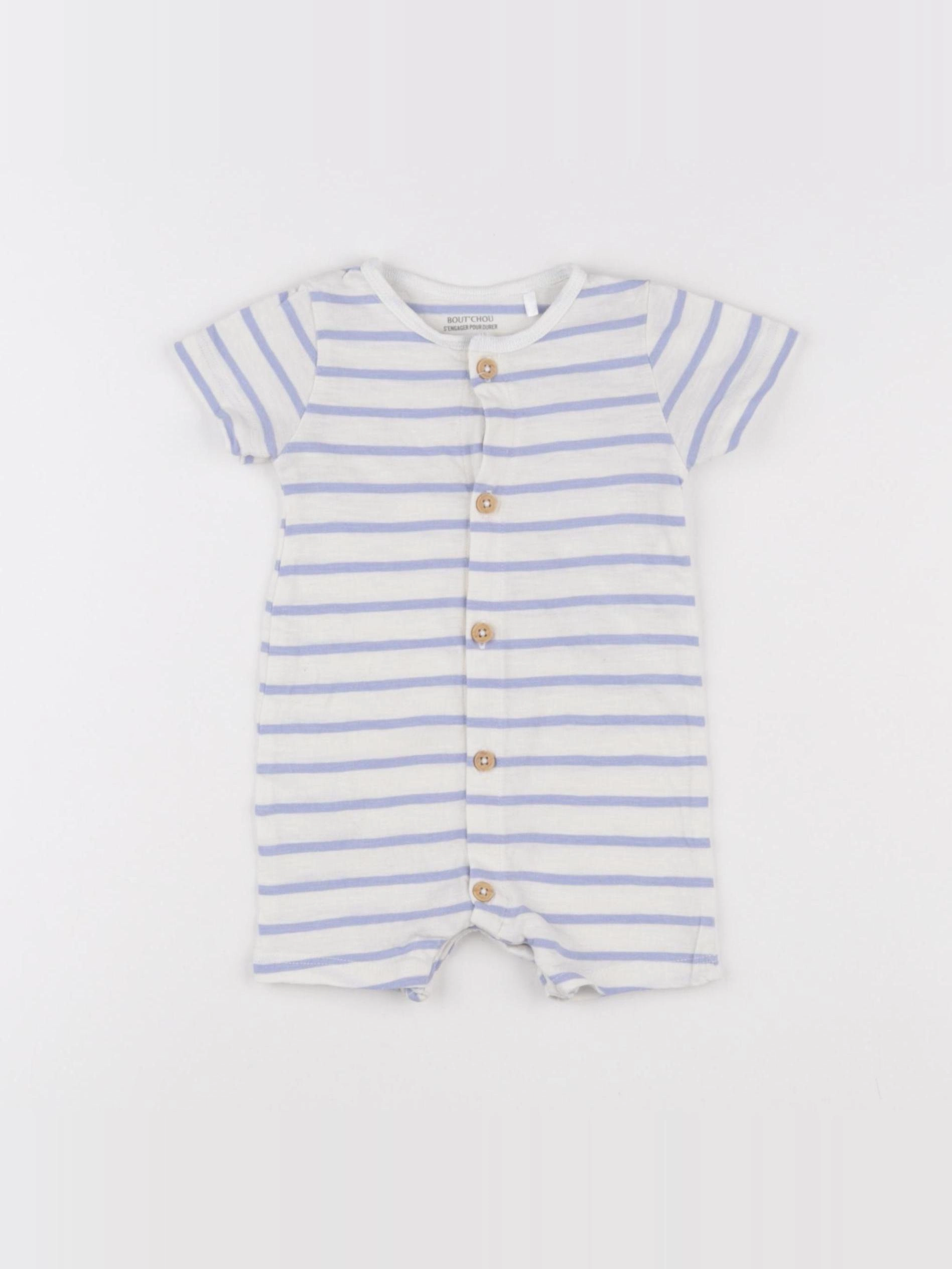 Boutchou - combinaison bleu - 3 mois