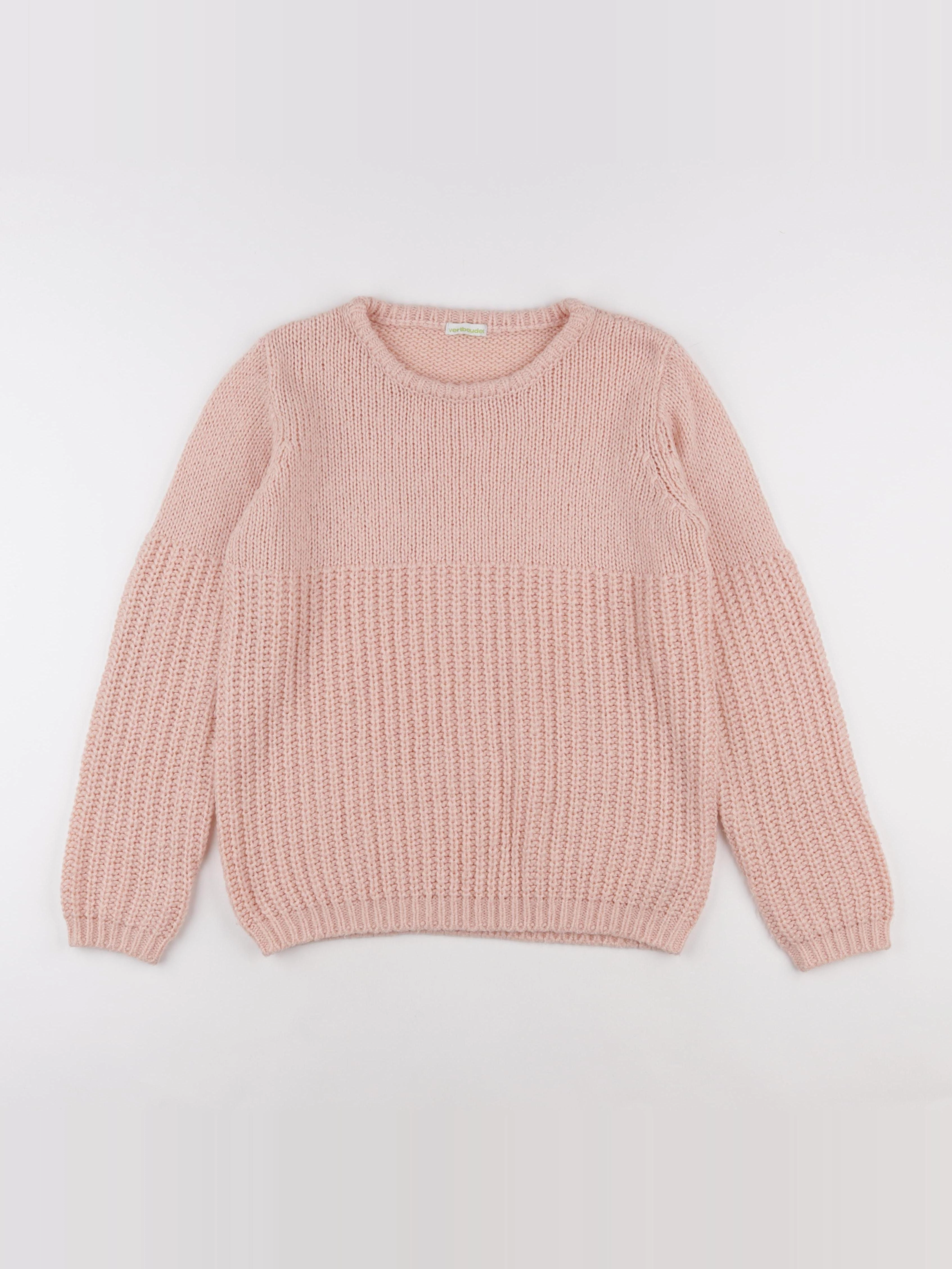 Vertbaudet - pull rose - 13/14 ans