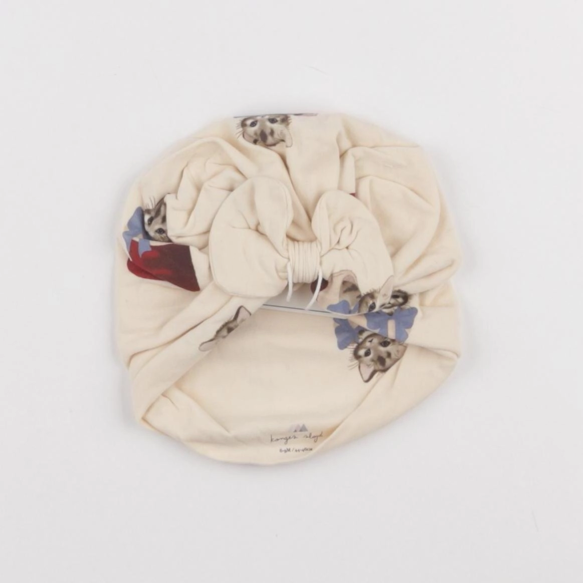 Konges slojd - bonnet beige - 6/9 mois