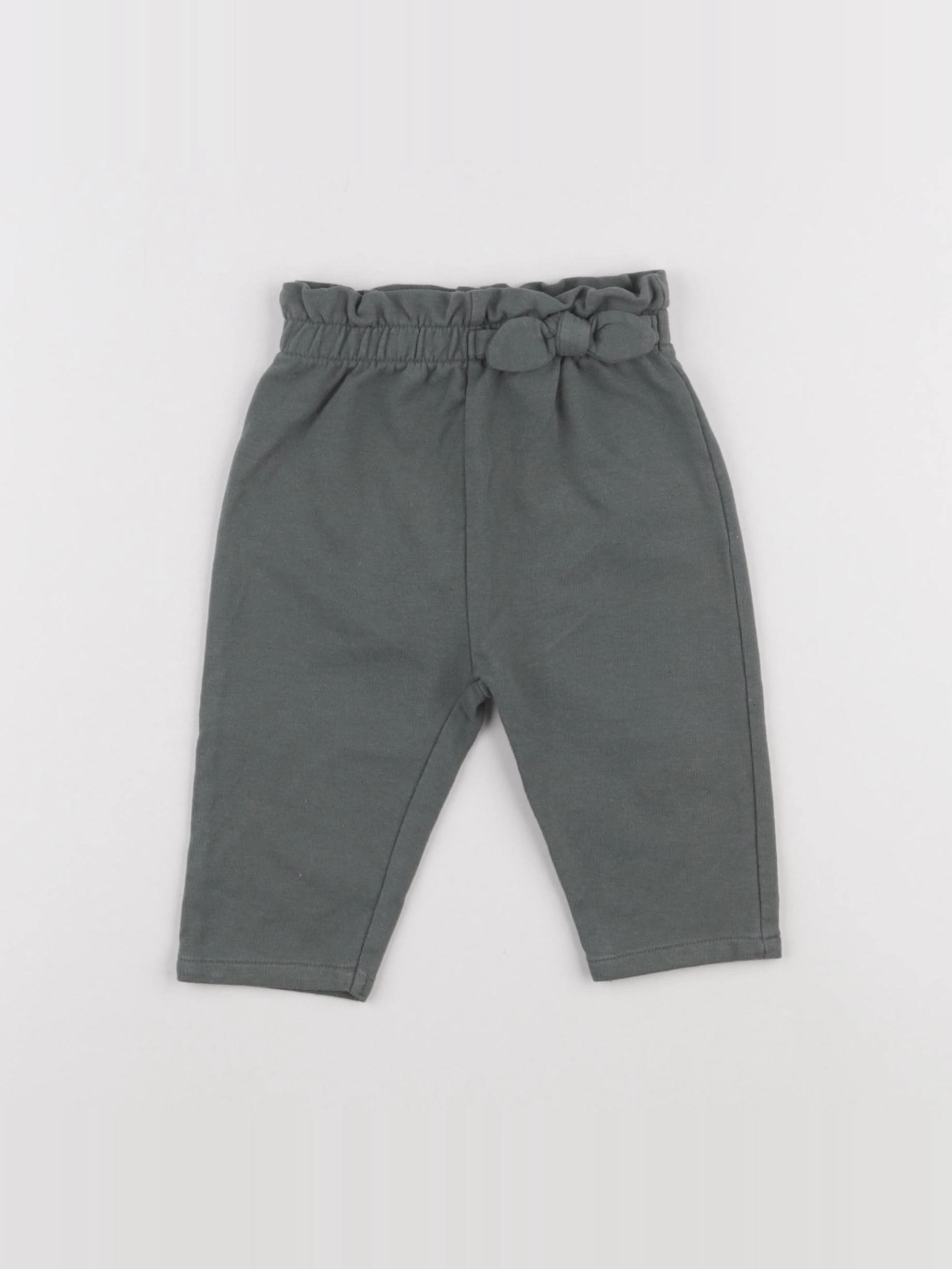 Vertbaudet - pantalon vert - 6 mois