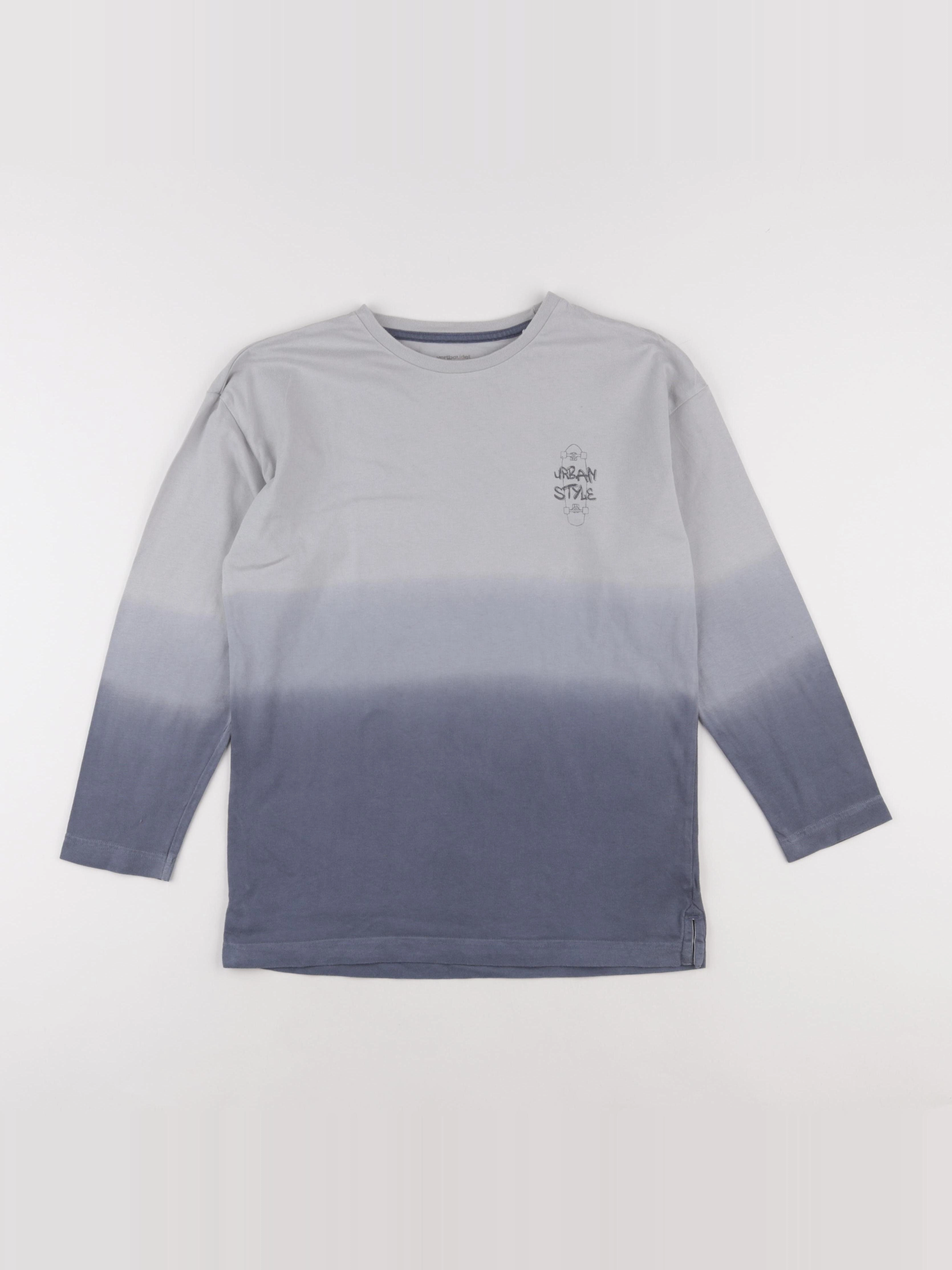 Vertbaudet - tee-shirt bleu - 10 ans