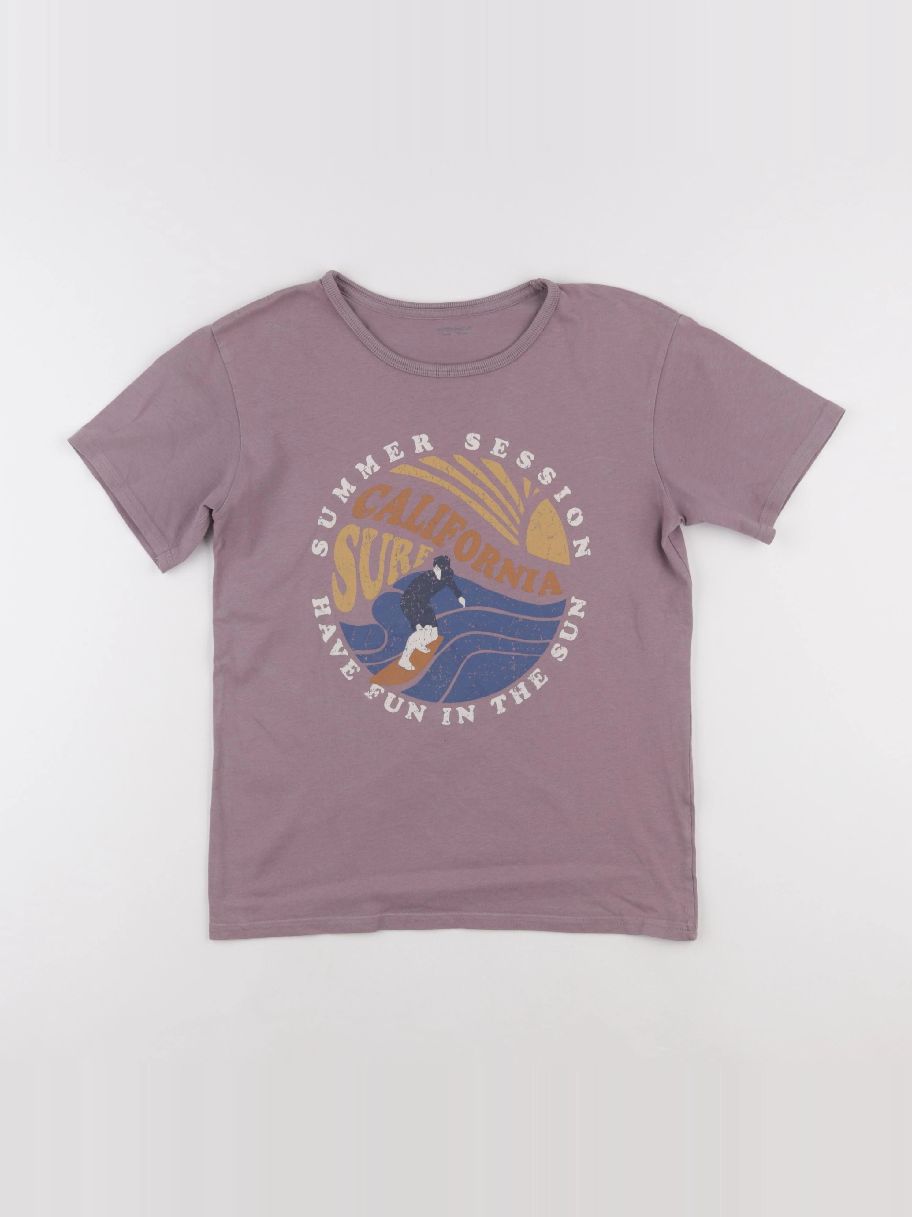 Vertbaudet - tee-shirt violet - 12 ans