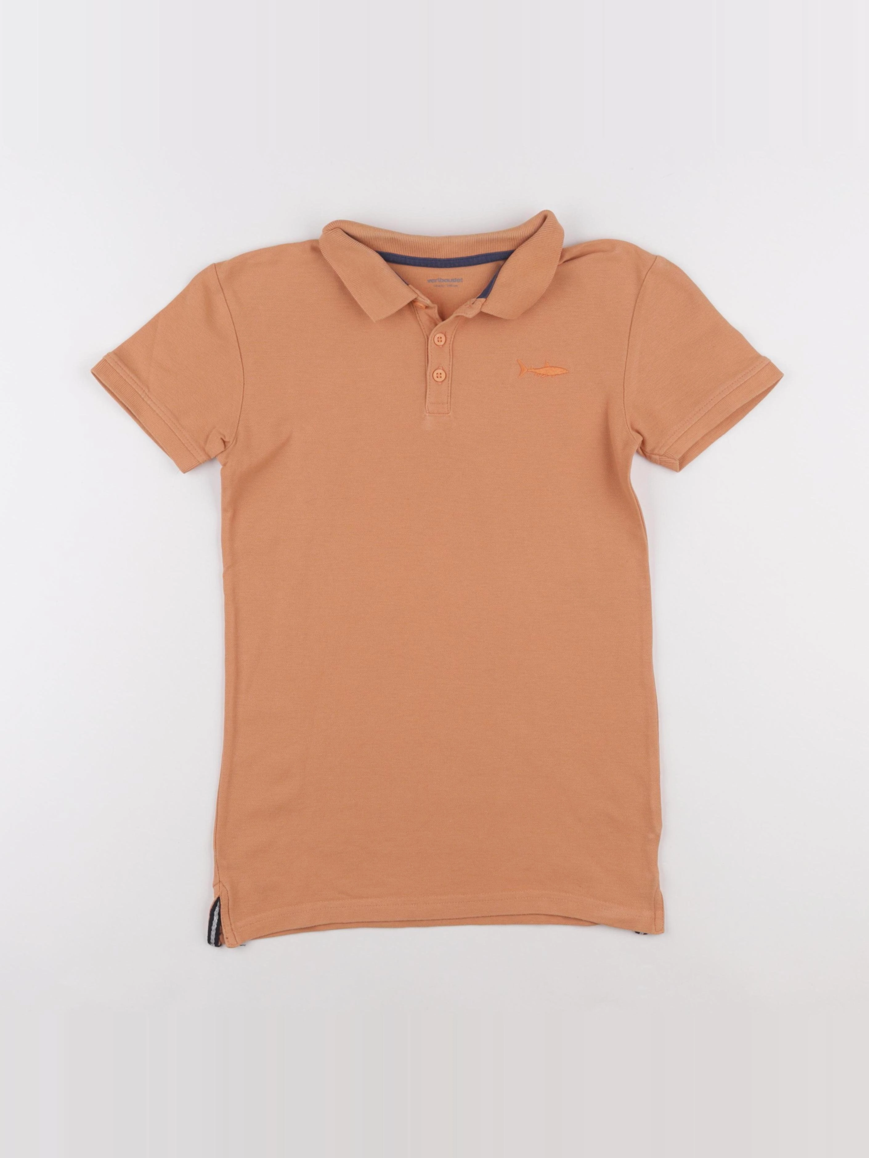 Vertbaudet - polo orange - 10 ans