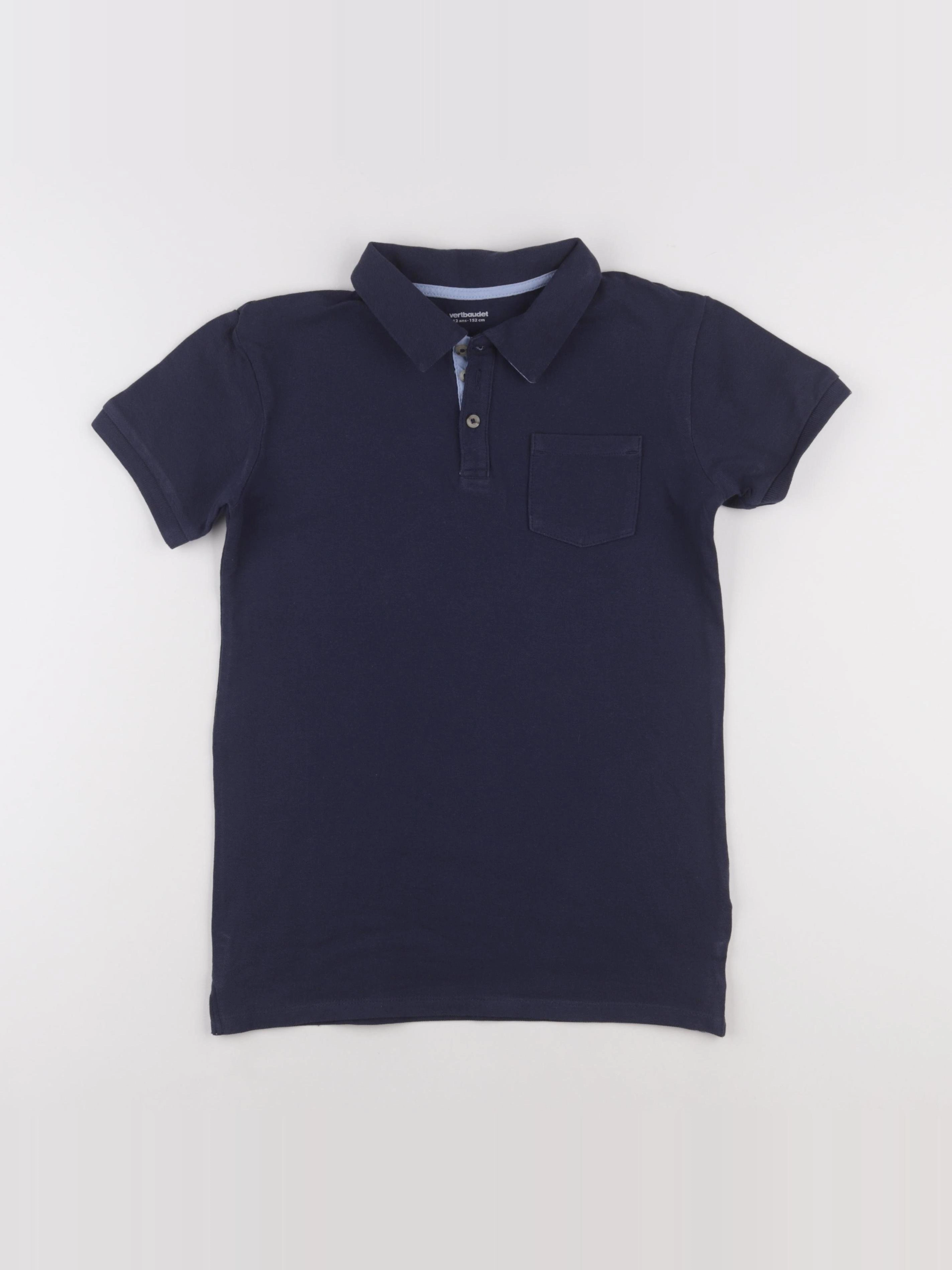 Vertbaudet - polo bleu - 12 ans