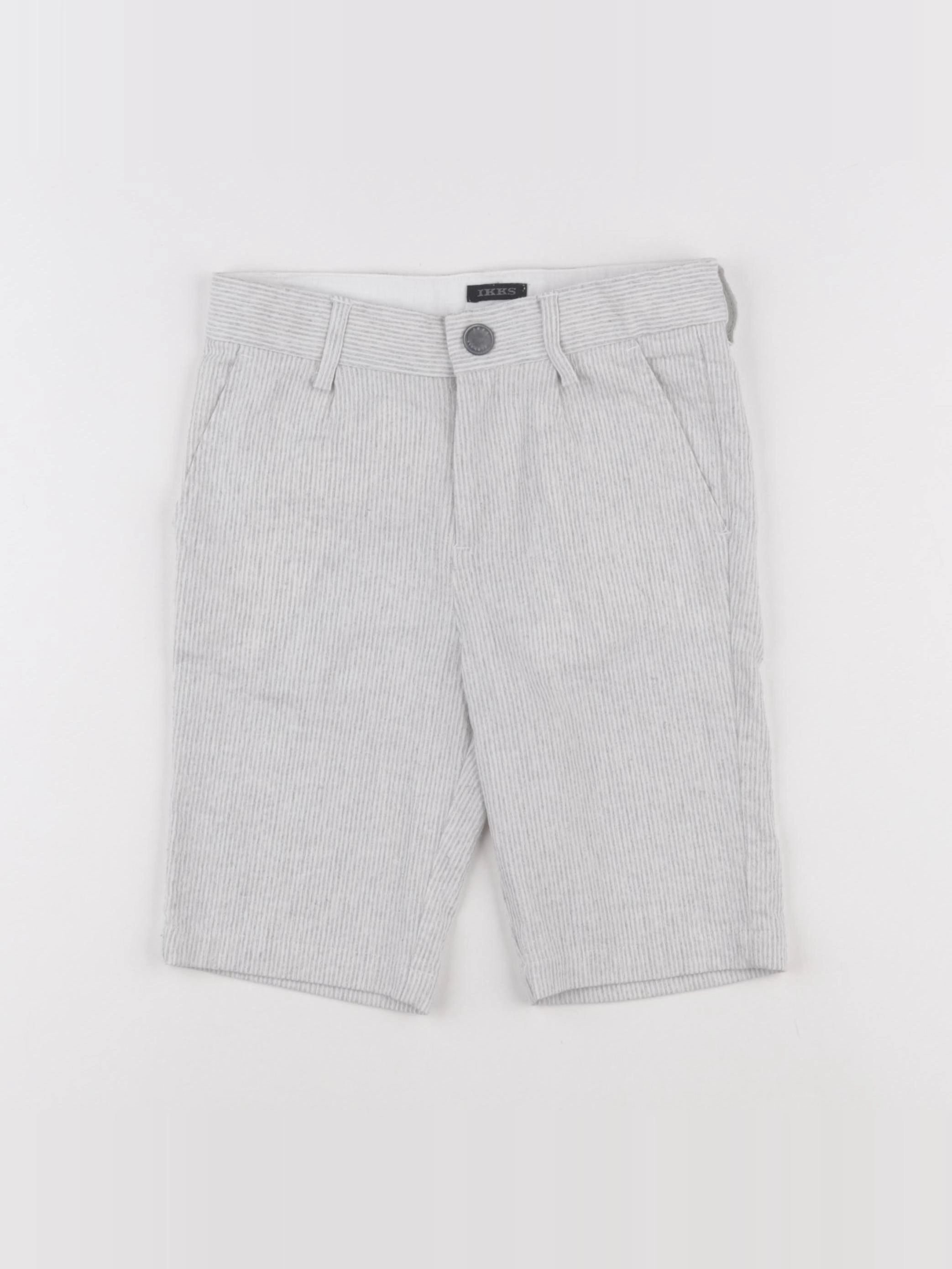 IKKS - short gris - 8 ans