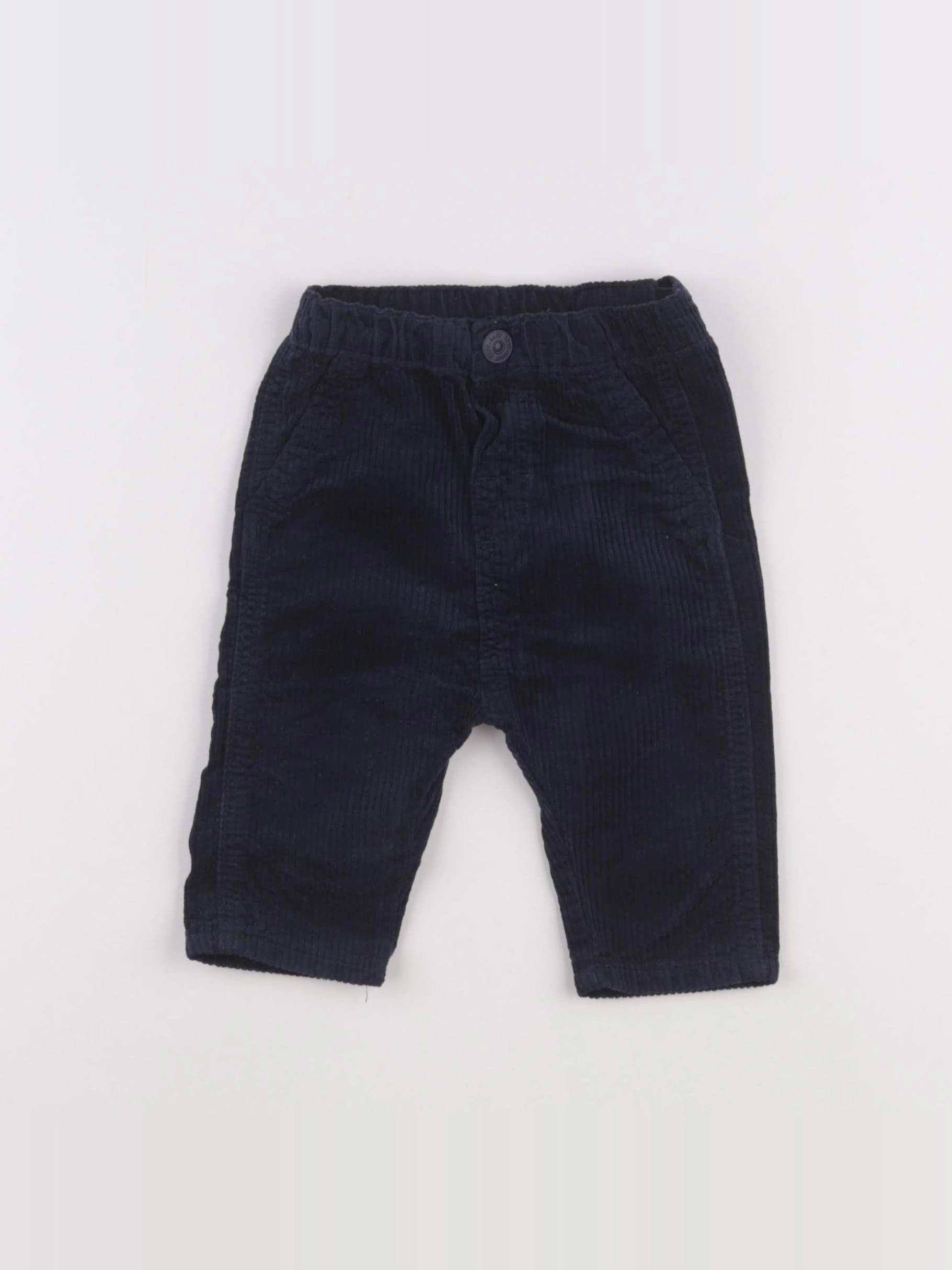 H&M - pantalon bleu - 3/6 mois