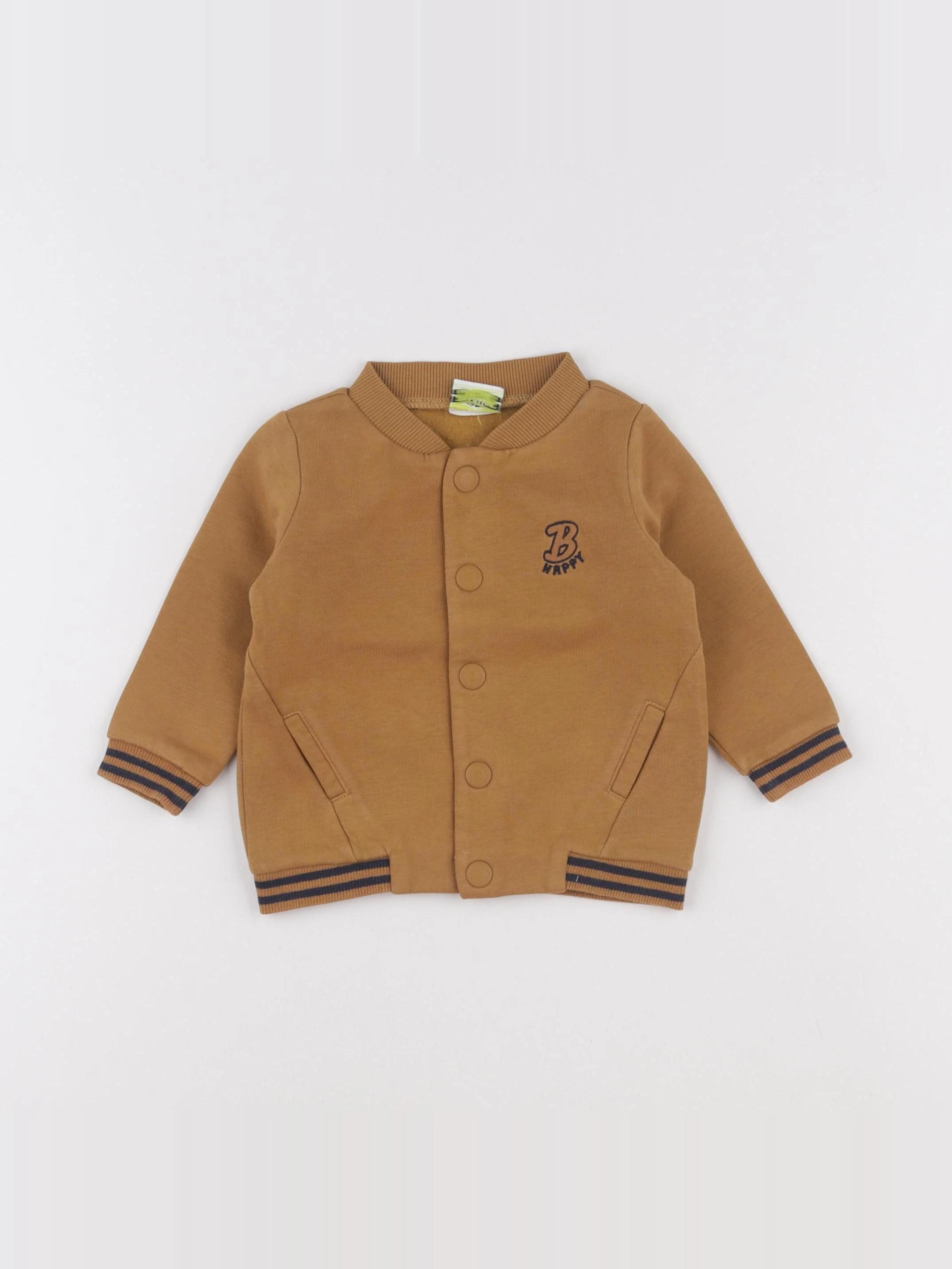 Tape à l'oeil - sweat marron - 9 mois