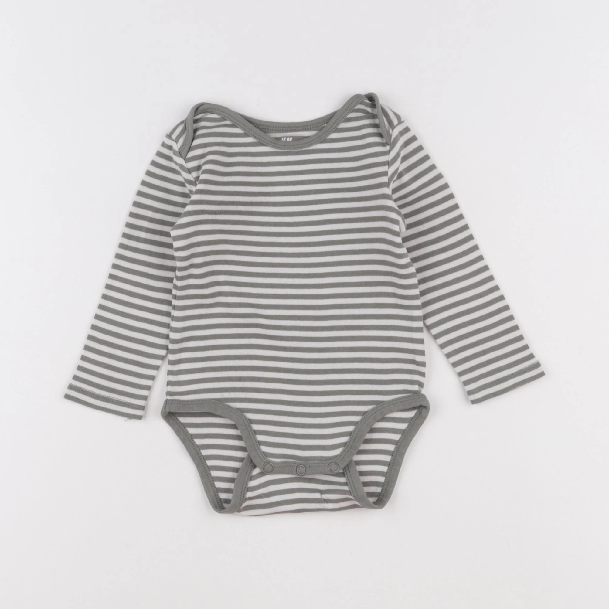 H&M - body vert - 3/6 mois