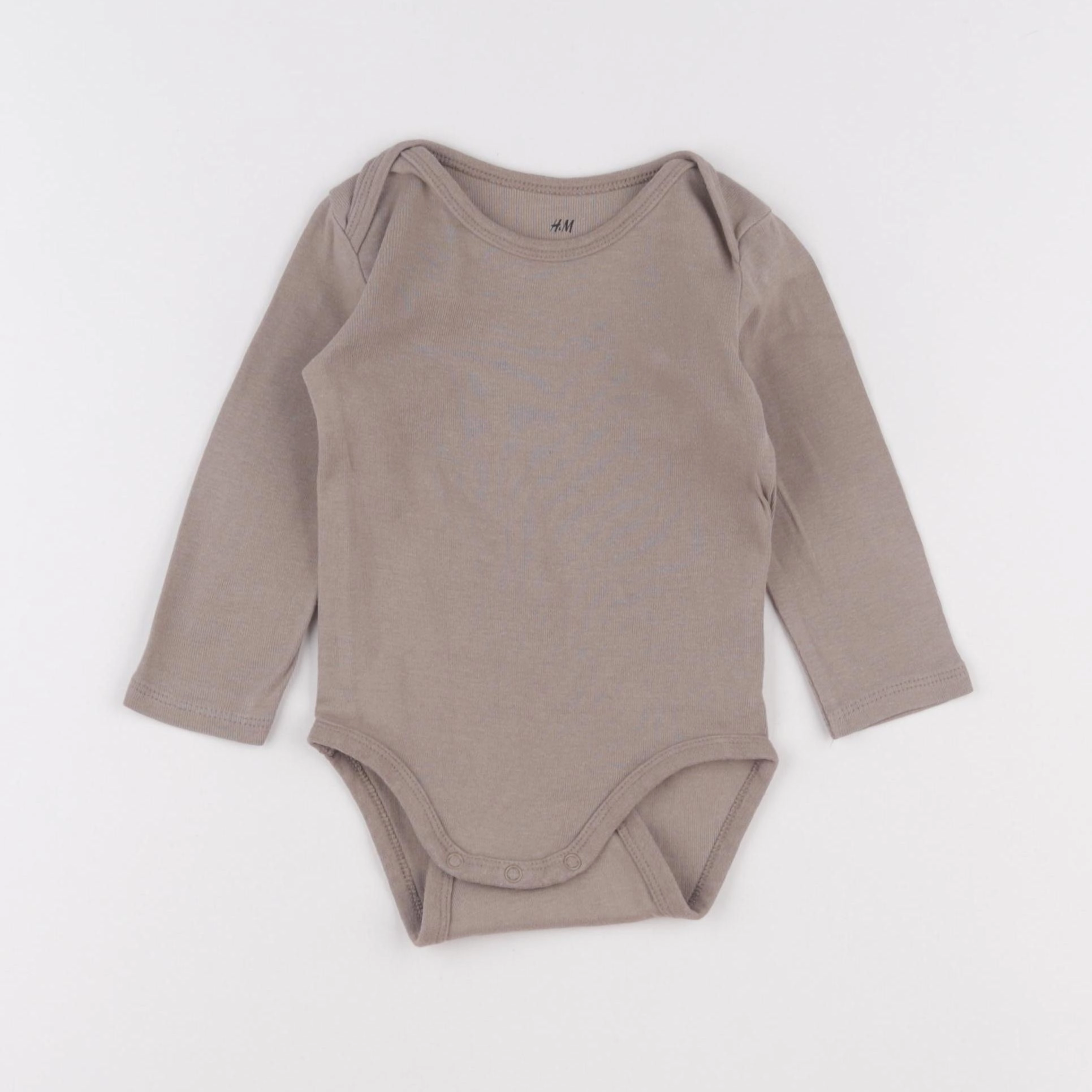H&M - body marron - 3/6 mois