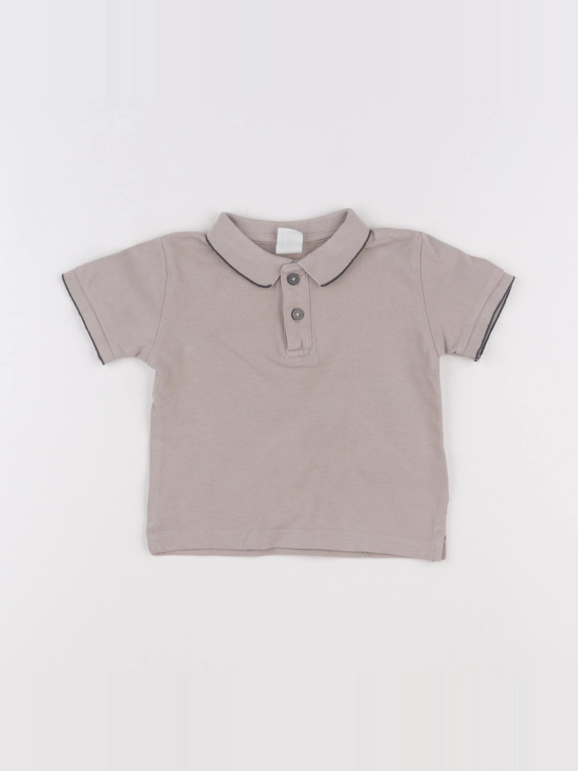 H&M - polo beige - 3/6 mois