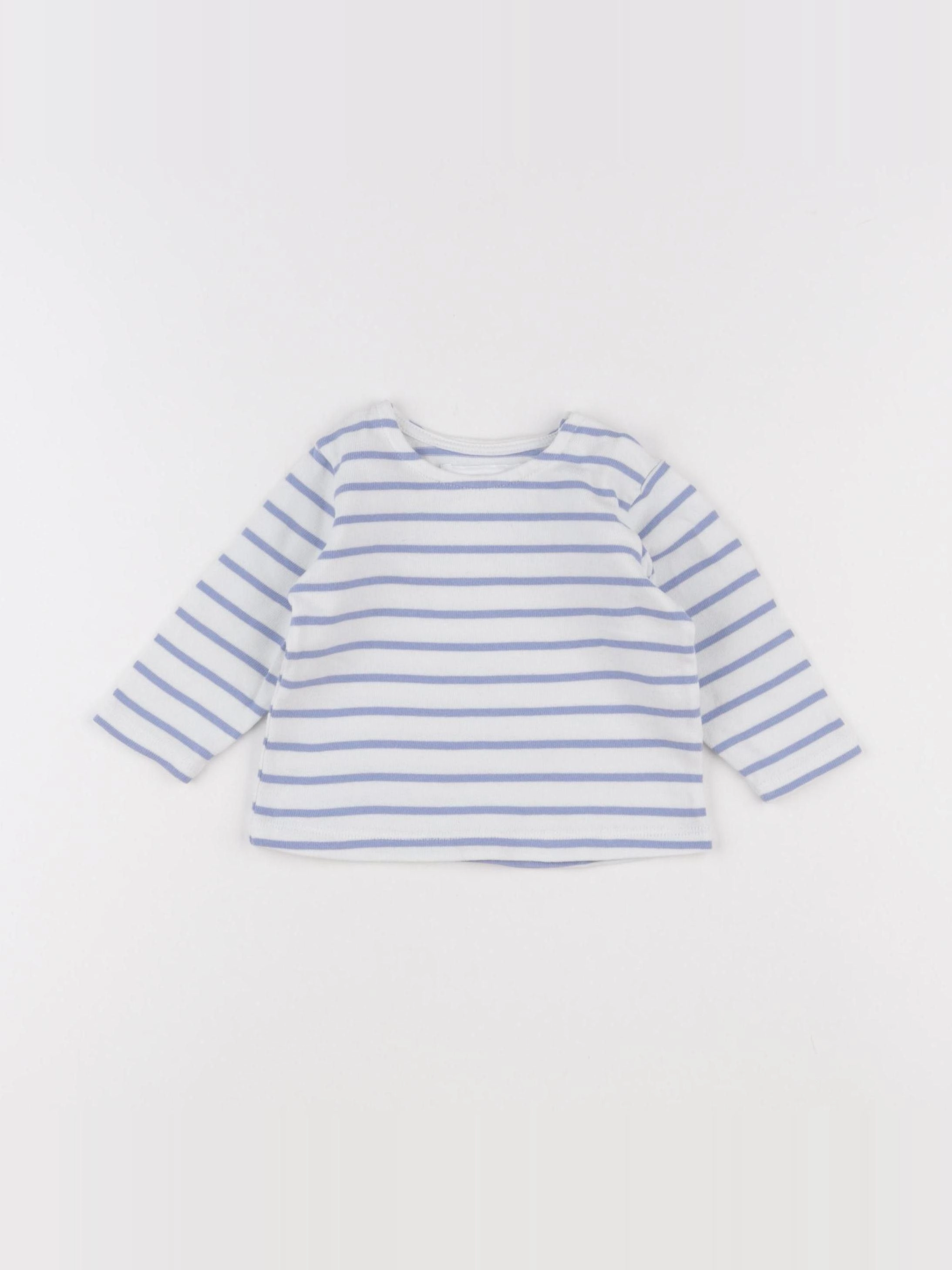 Zara - tee-shirt bleu - 3/6 mois