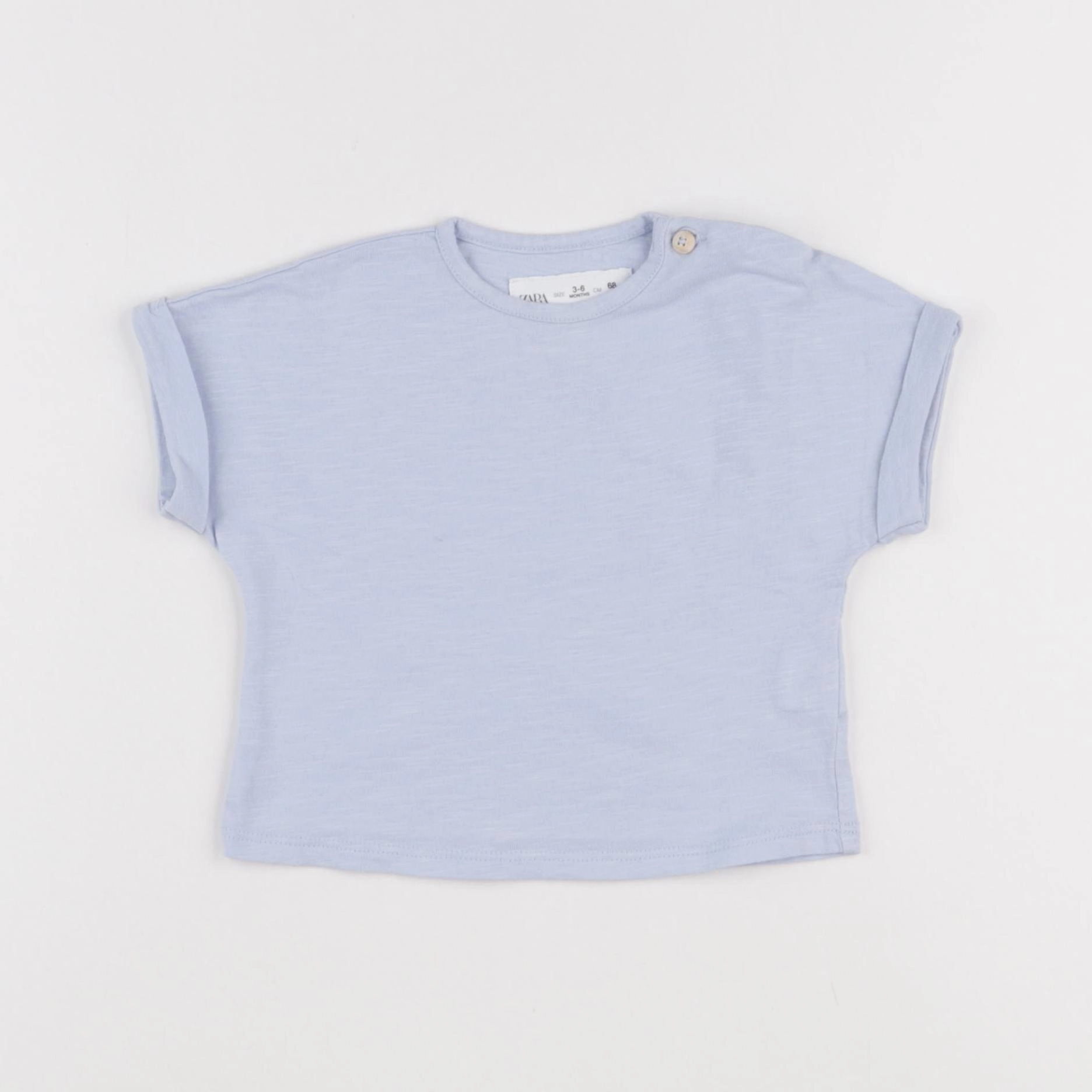 Zara - tee-shirt bleu - 3/6 mois