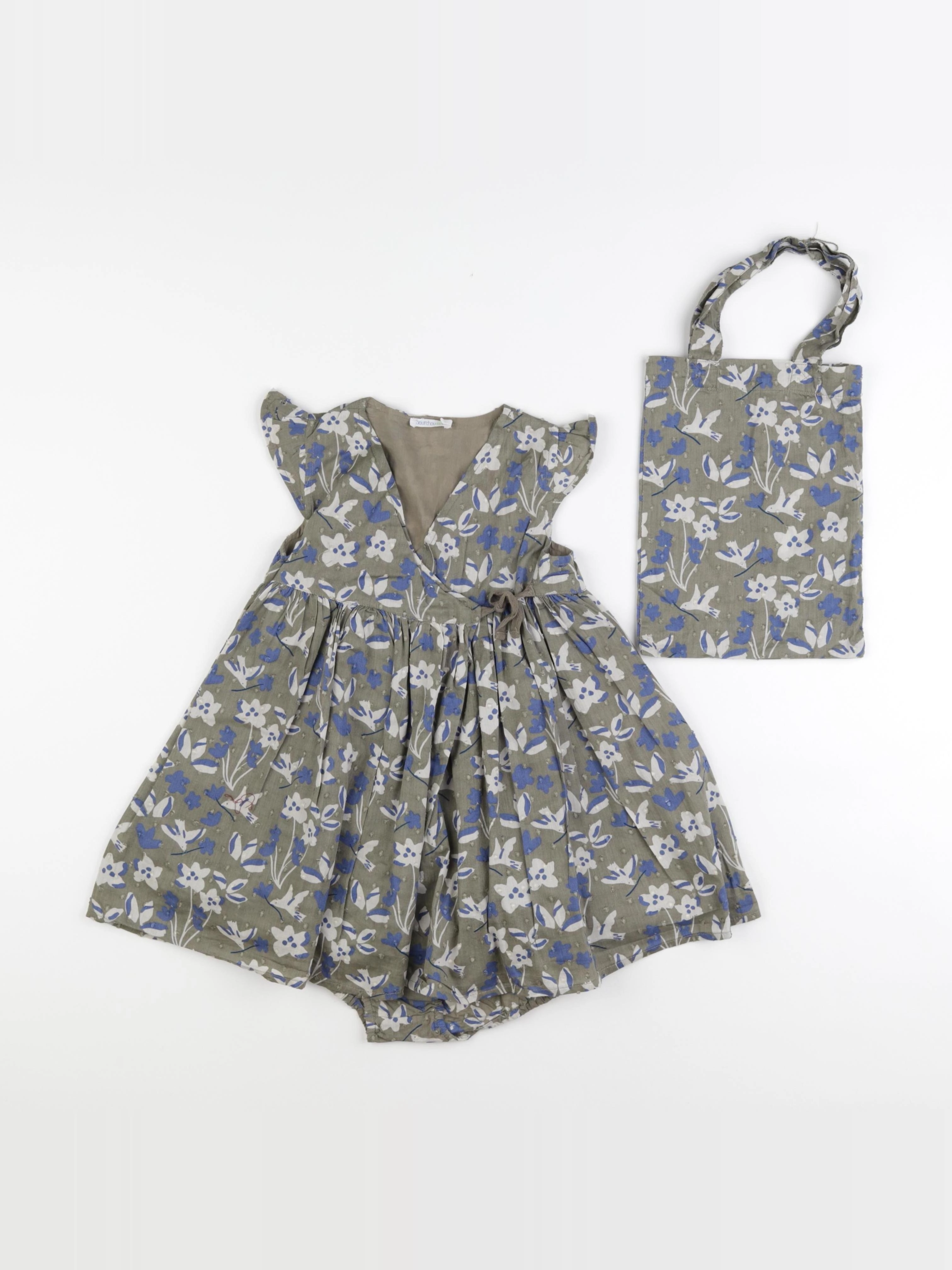 Boutchou - robe vert - 24 mois