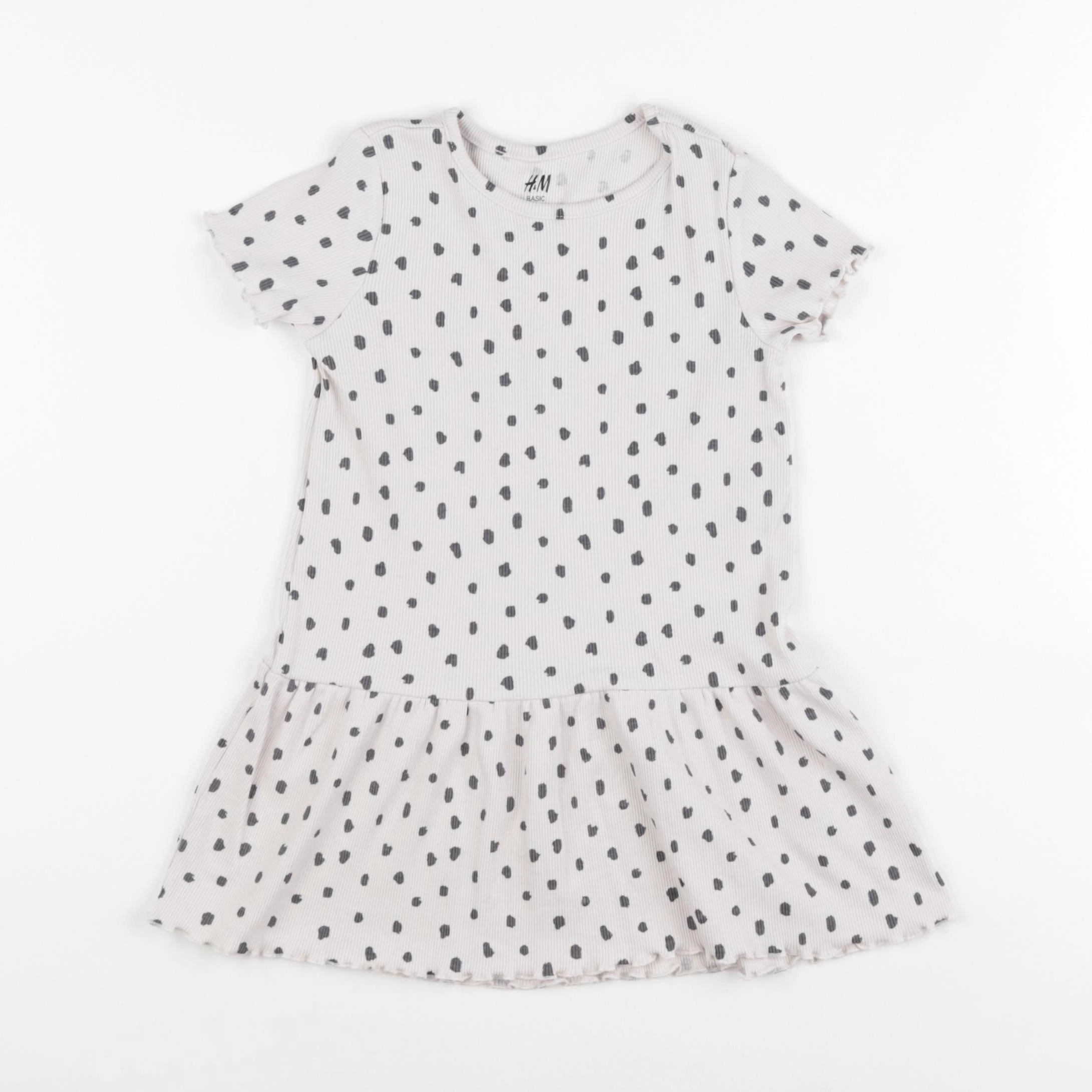 H&M - robe beige - 18/24 mois