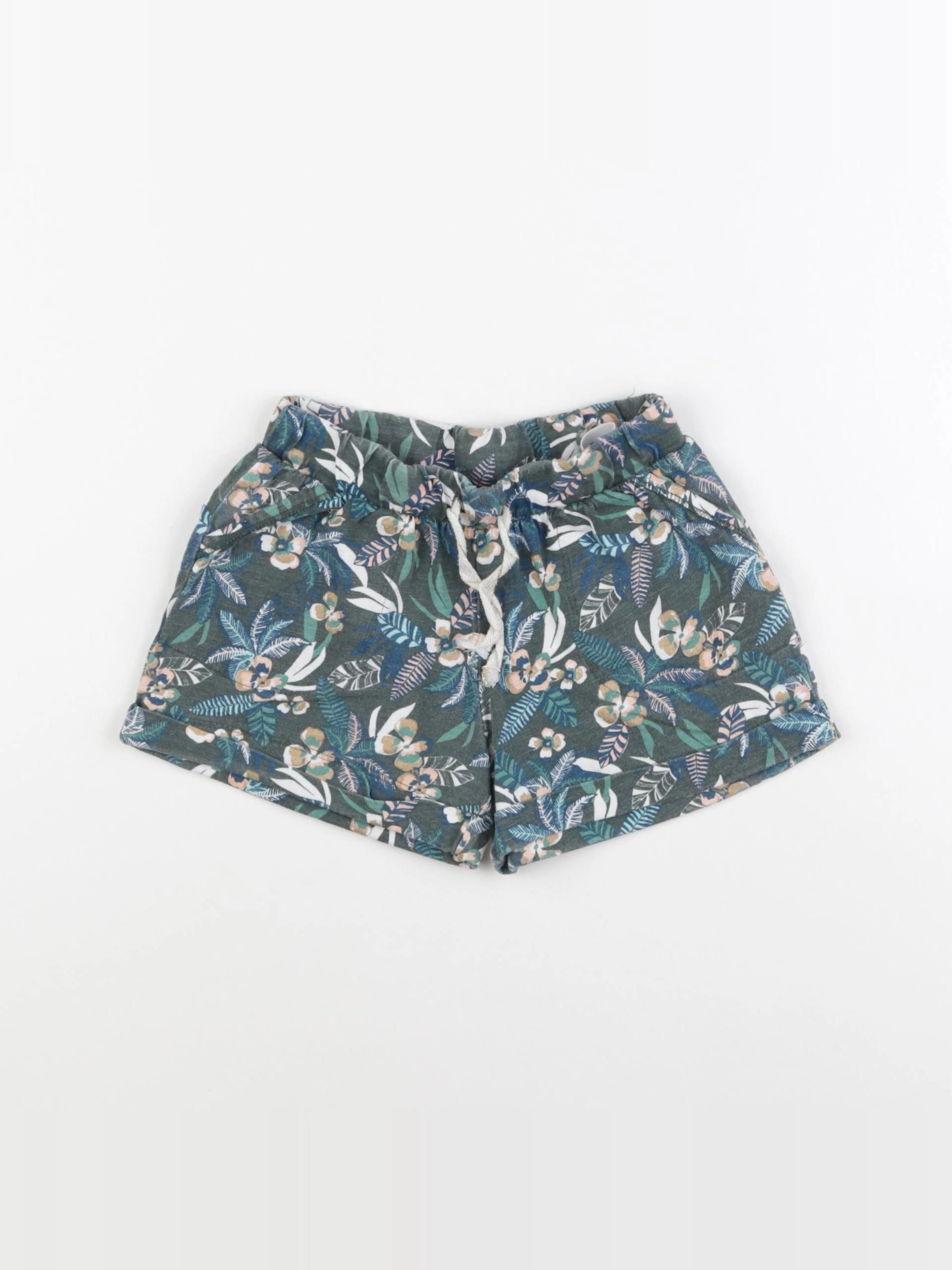 Vertbaudet - short vert - 8 ans