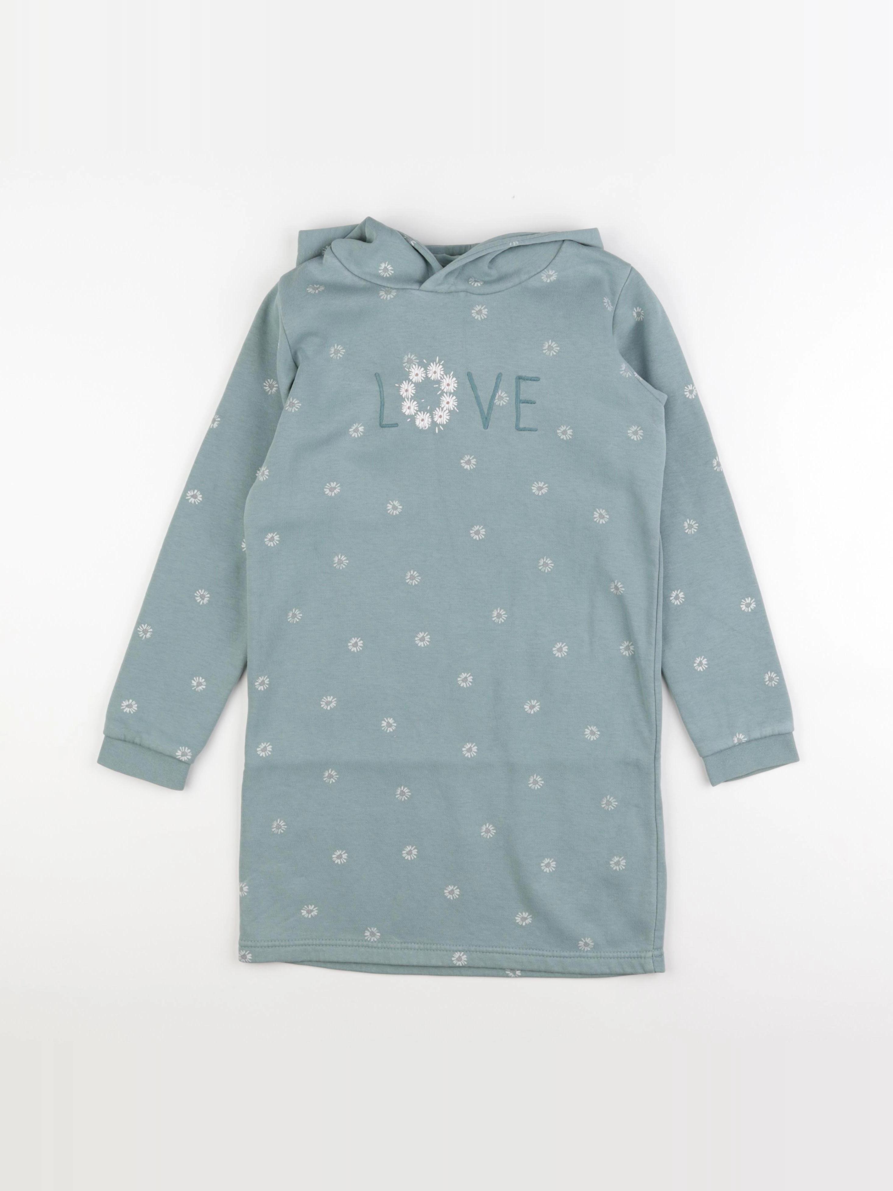 Vertbaudet - robe vert - 9 ans