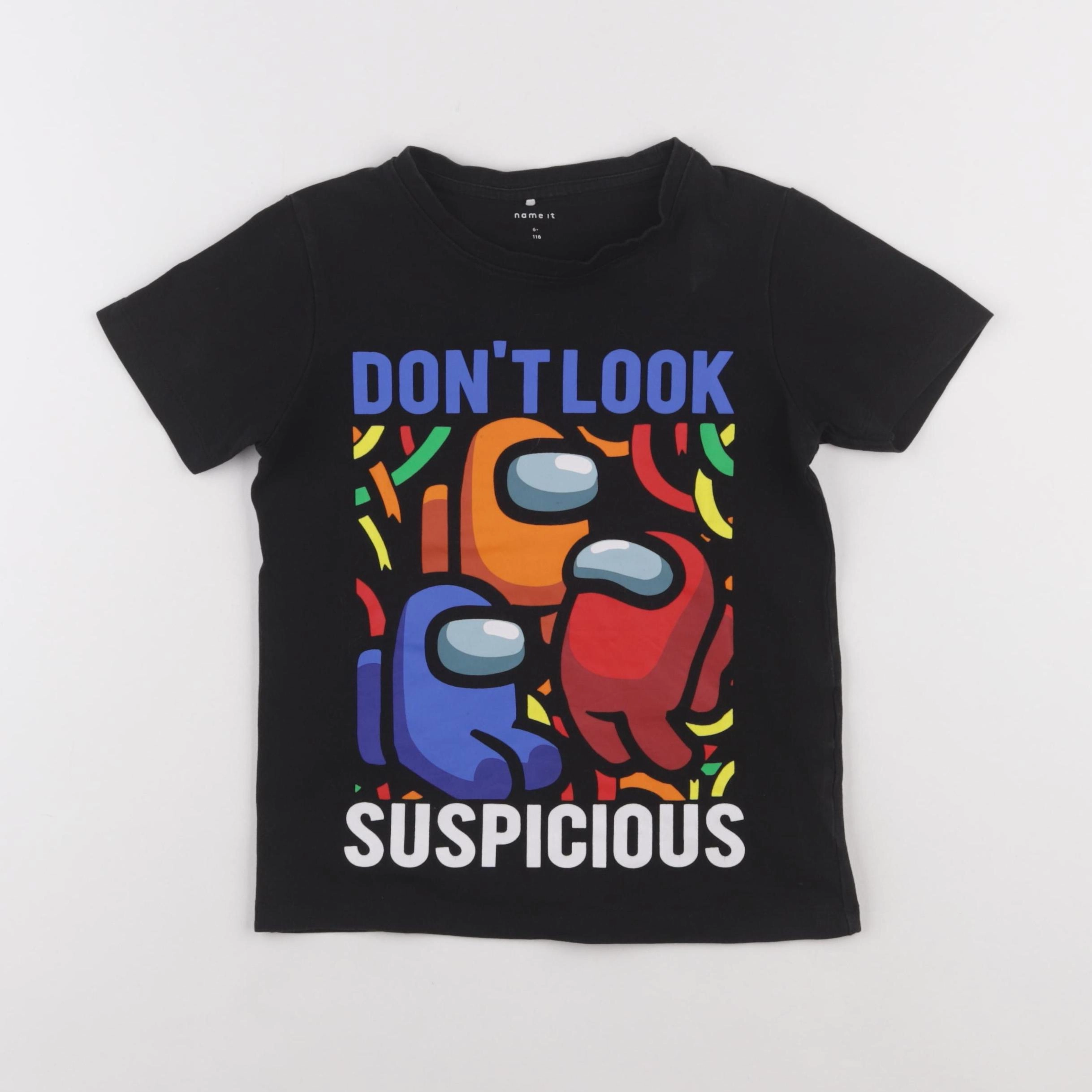 Name it - tee-shirt noir - 6 ans