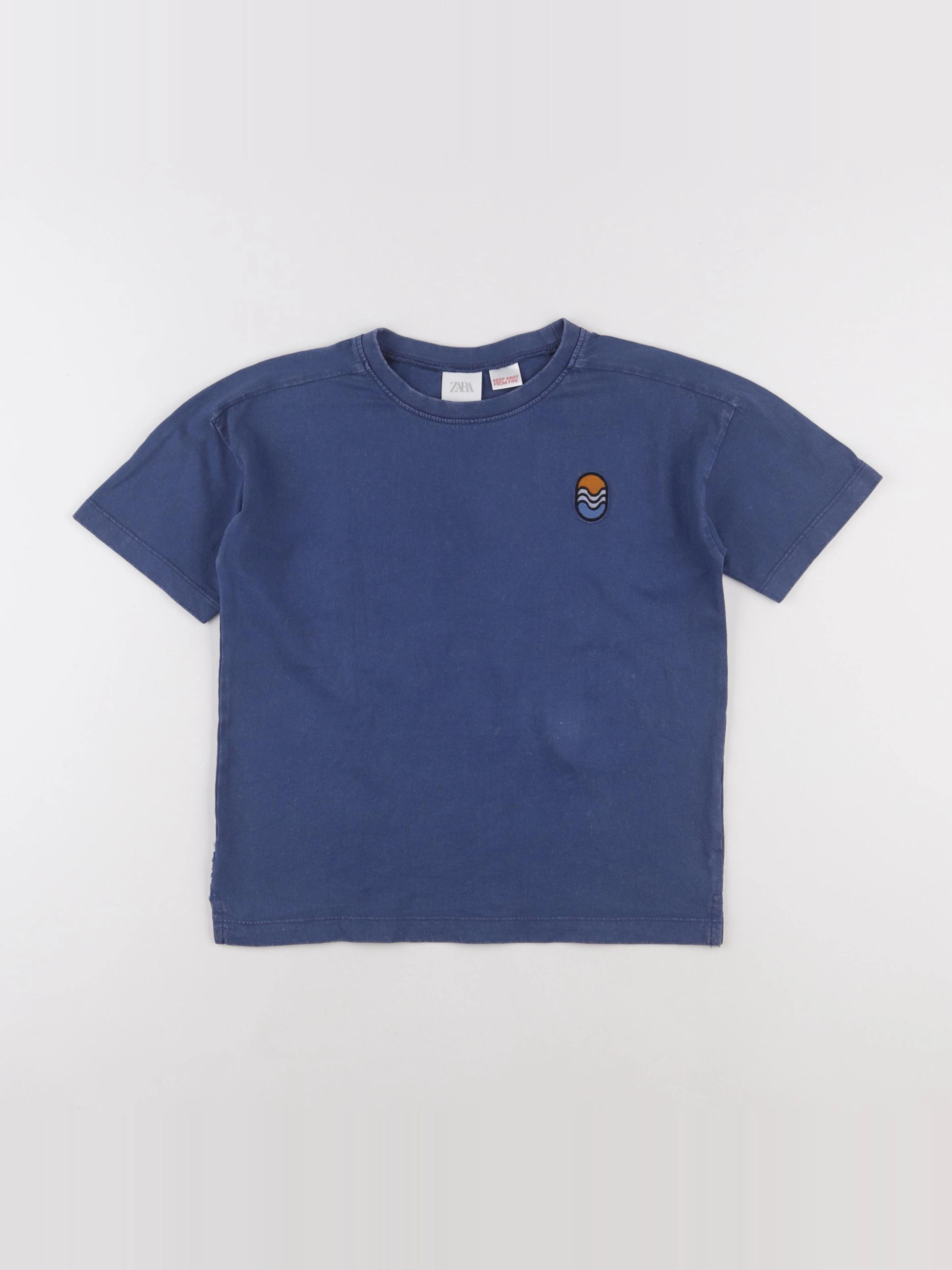 Zara - tee-shirt bleu - 6 ans