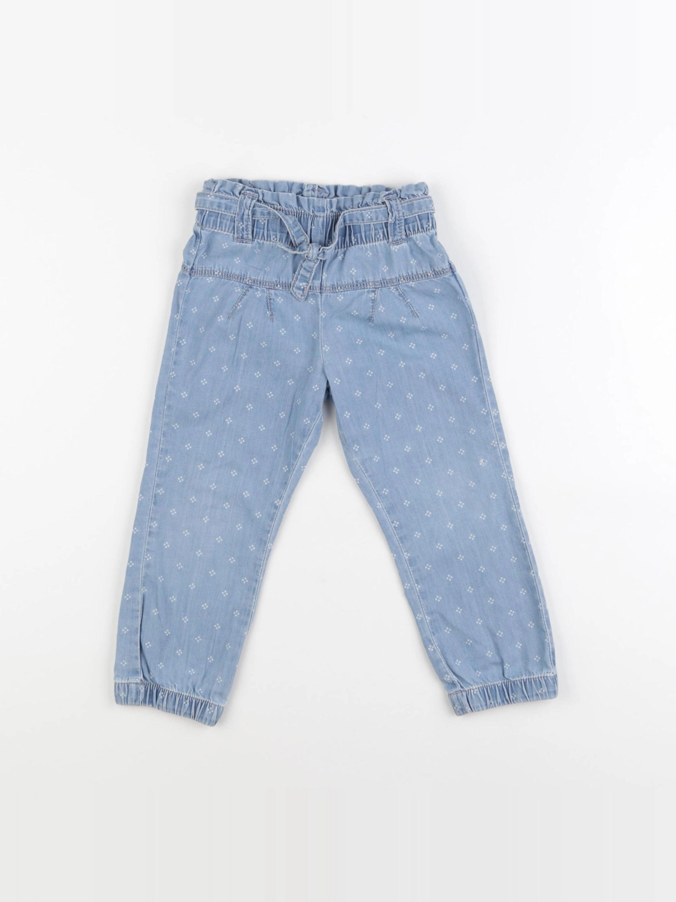 Vertbaudet - pantalon bleu - 36 mois