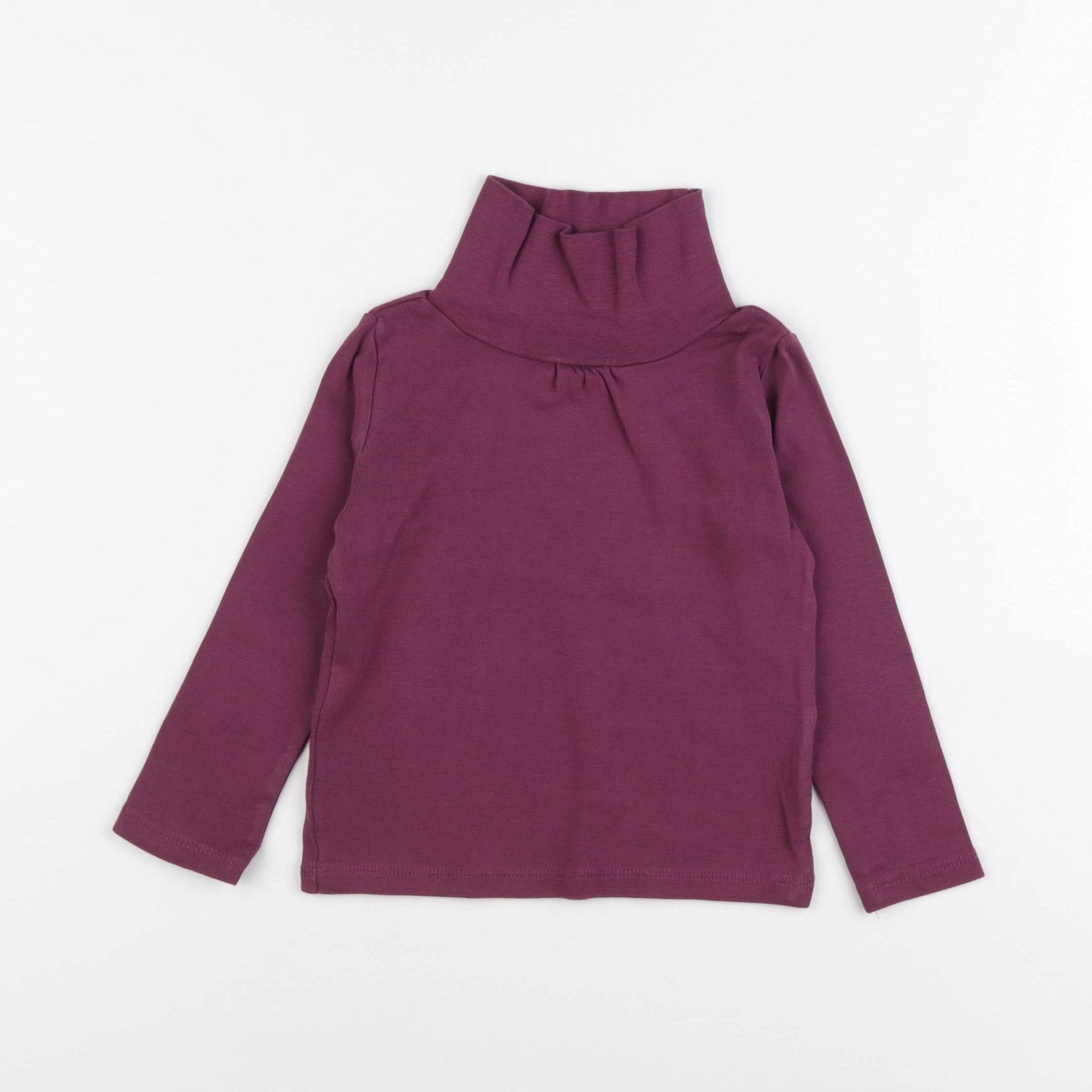Vertbaudet - sous-pull rouge - 3 ans