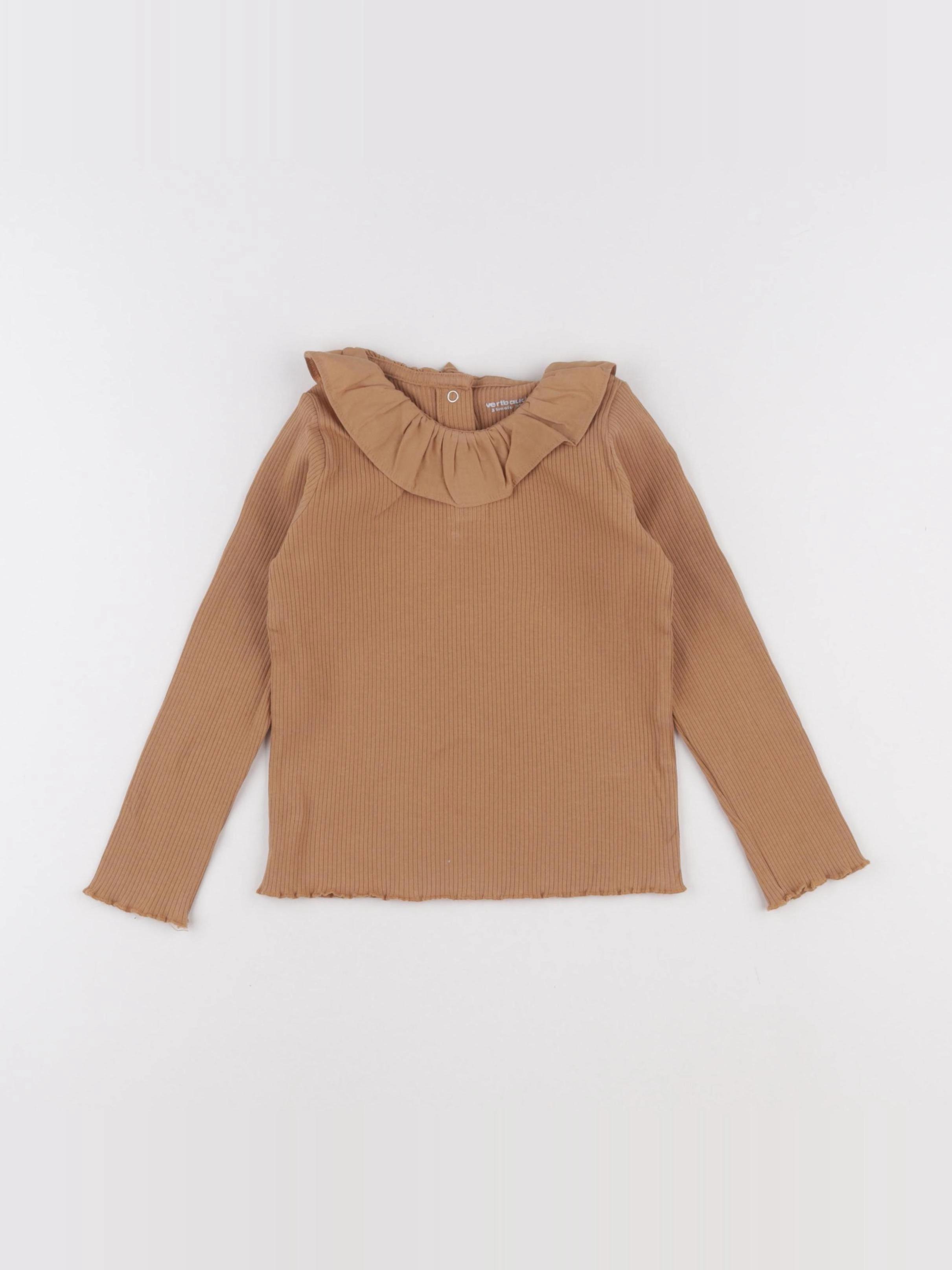 Vertbaudet - tee-shirt marron - 36 mois