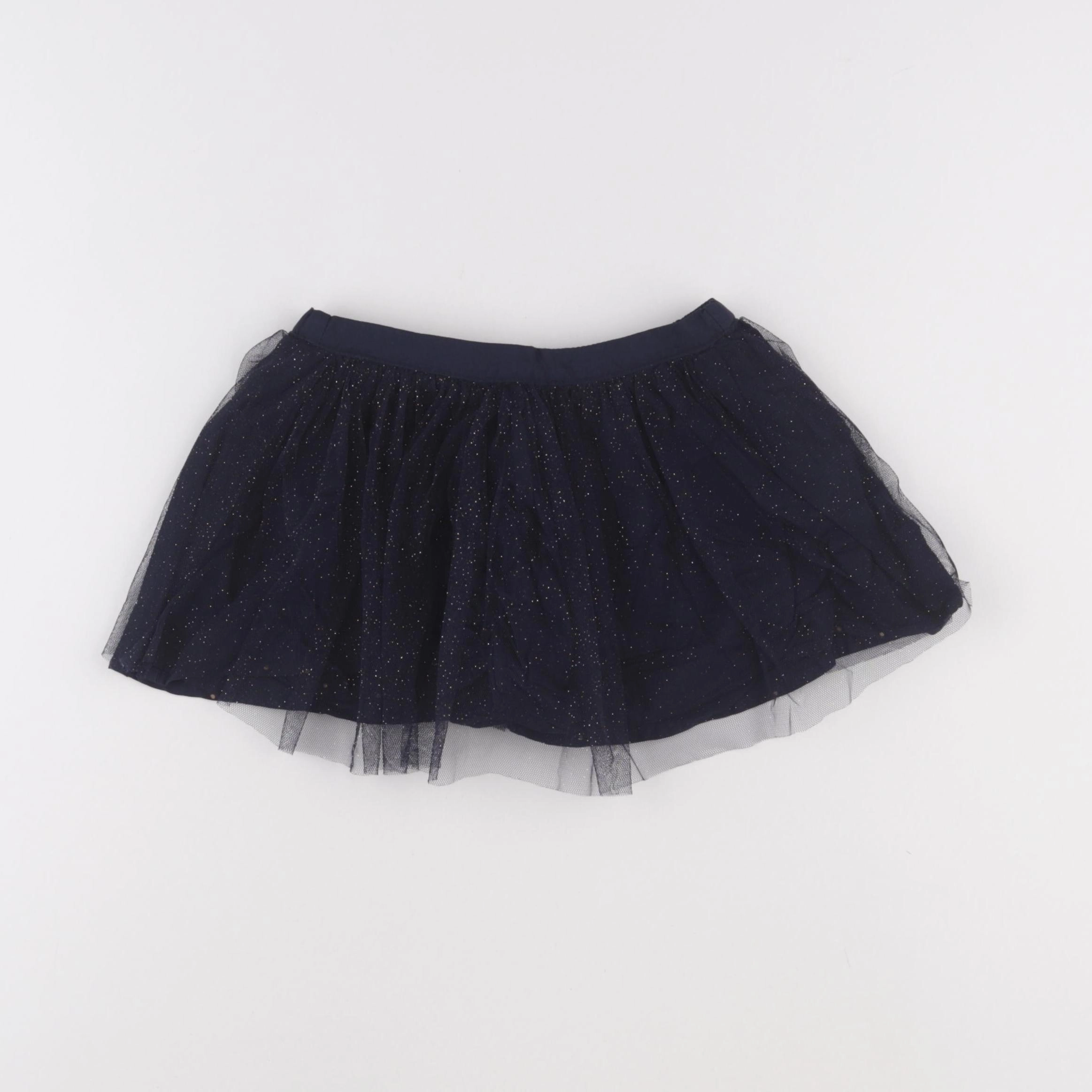 Vertbaudet - jupe bleu, or - 2 ans