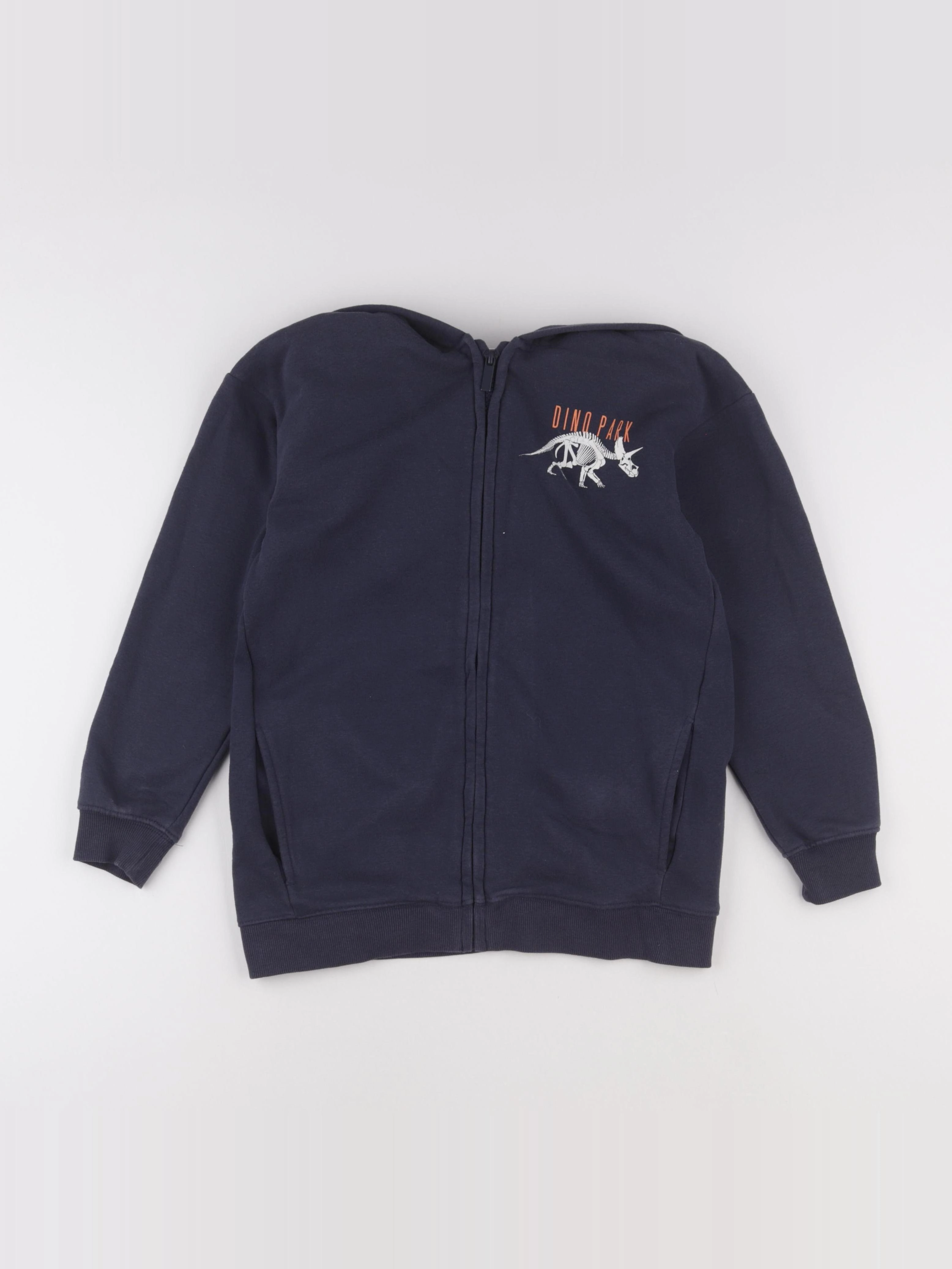 Vertbaudet - sweat bleu - 10 ans