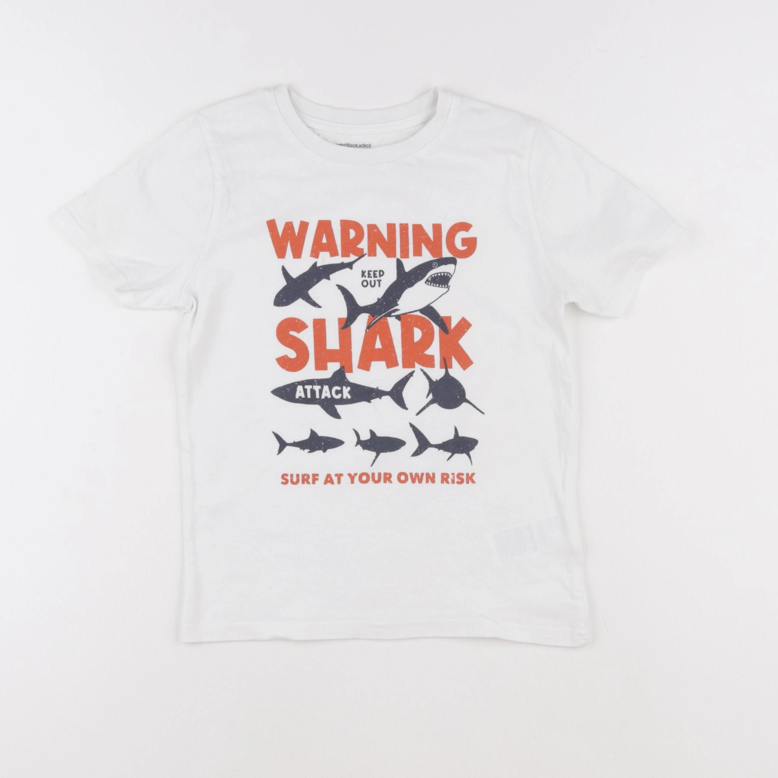 Vertbaudet - tee-shirt blanc - 10 ans