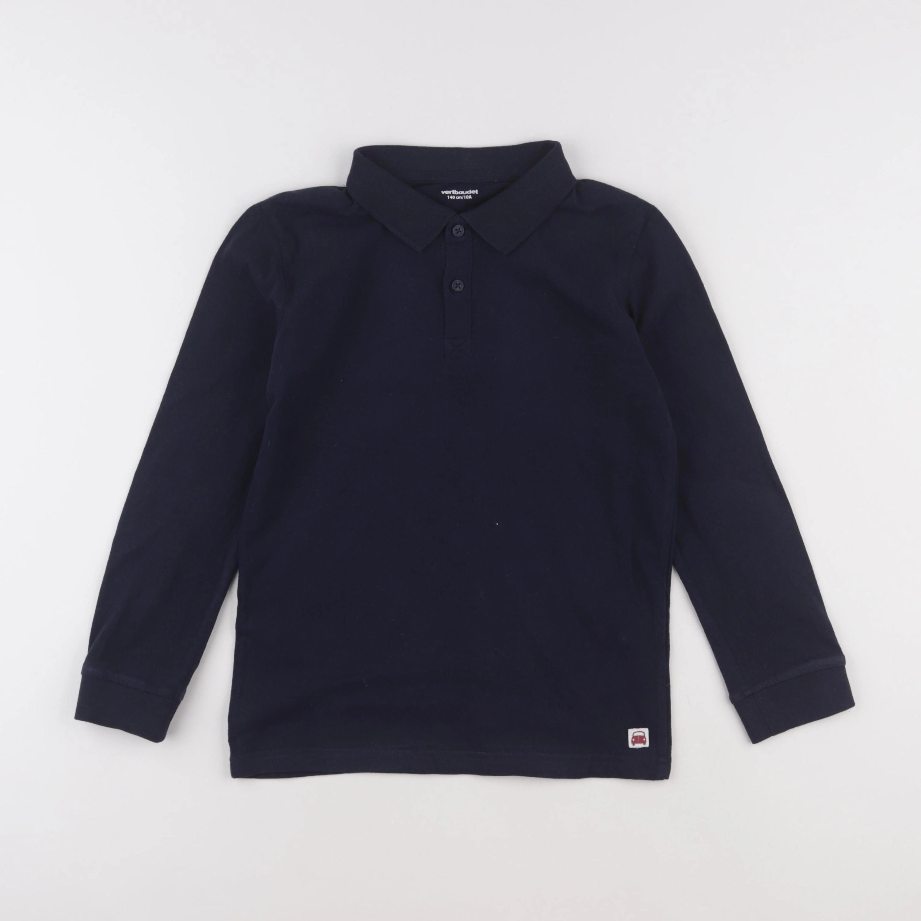 Vertbaudet - polo bleu - 10 ans
