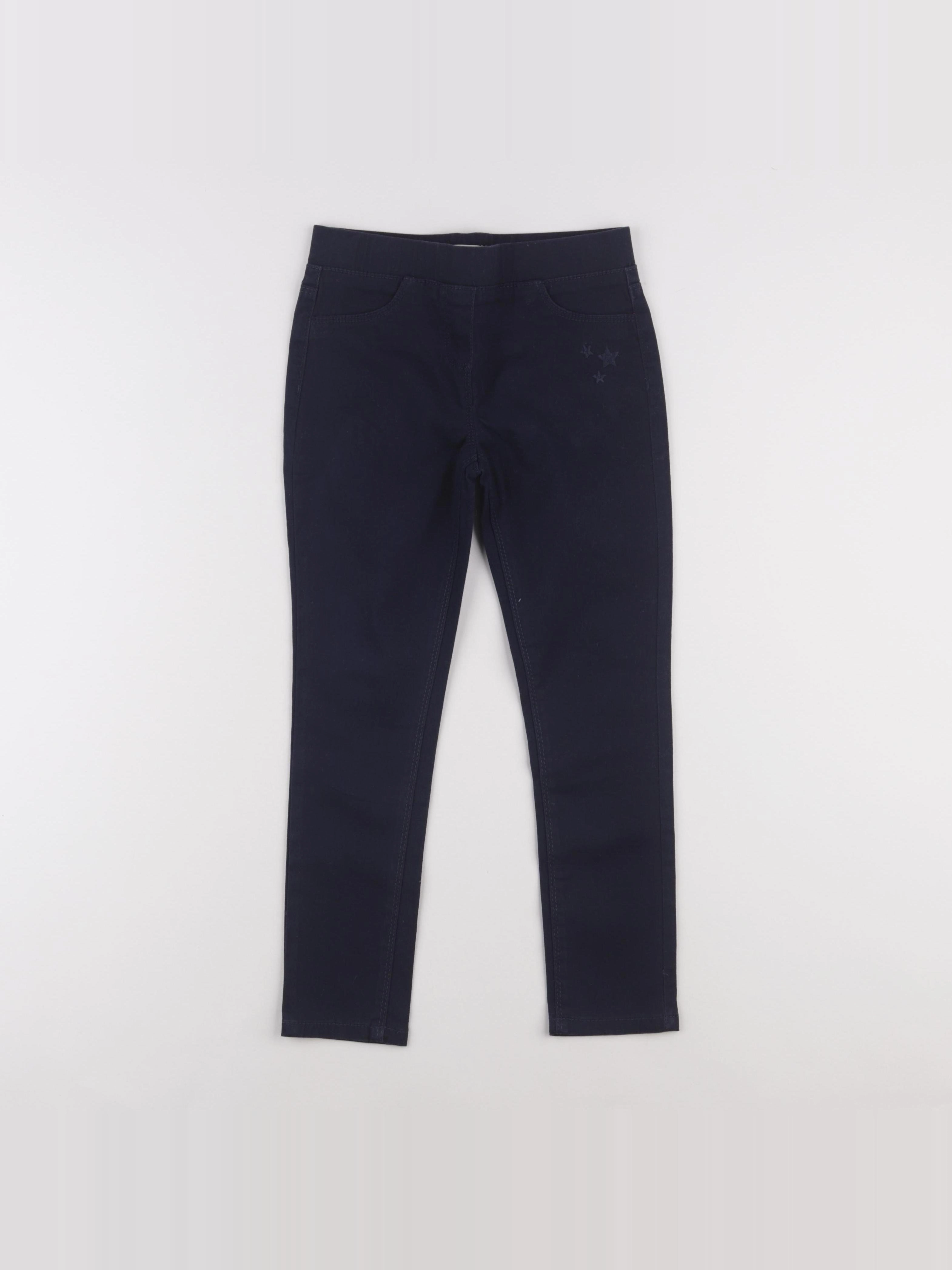 Vertbaudet - jegging bleu - 7 ans