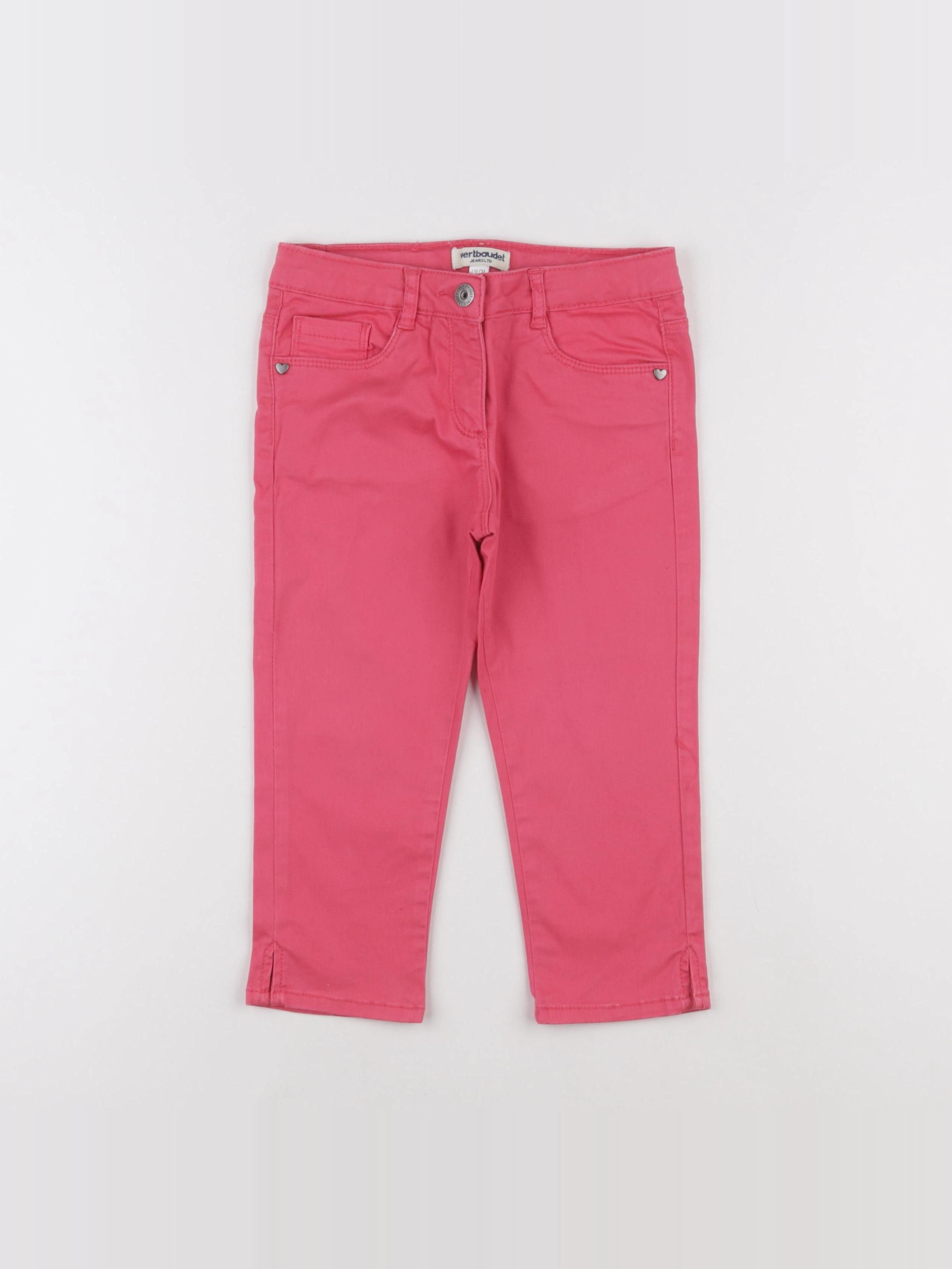 Vertbaudet - pantalon rose - 6 ans