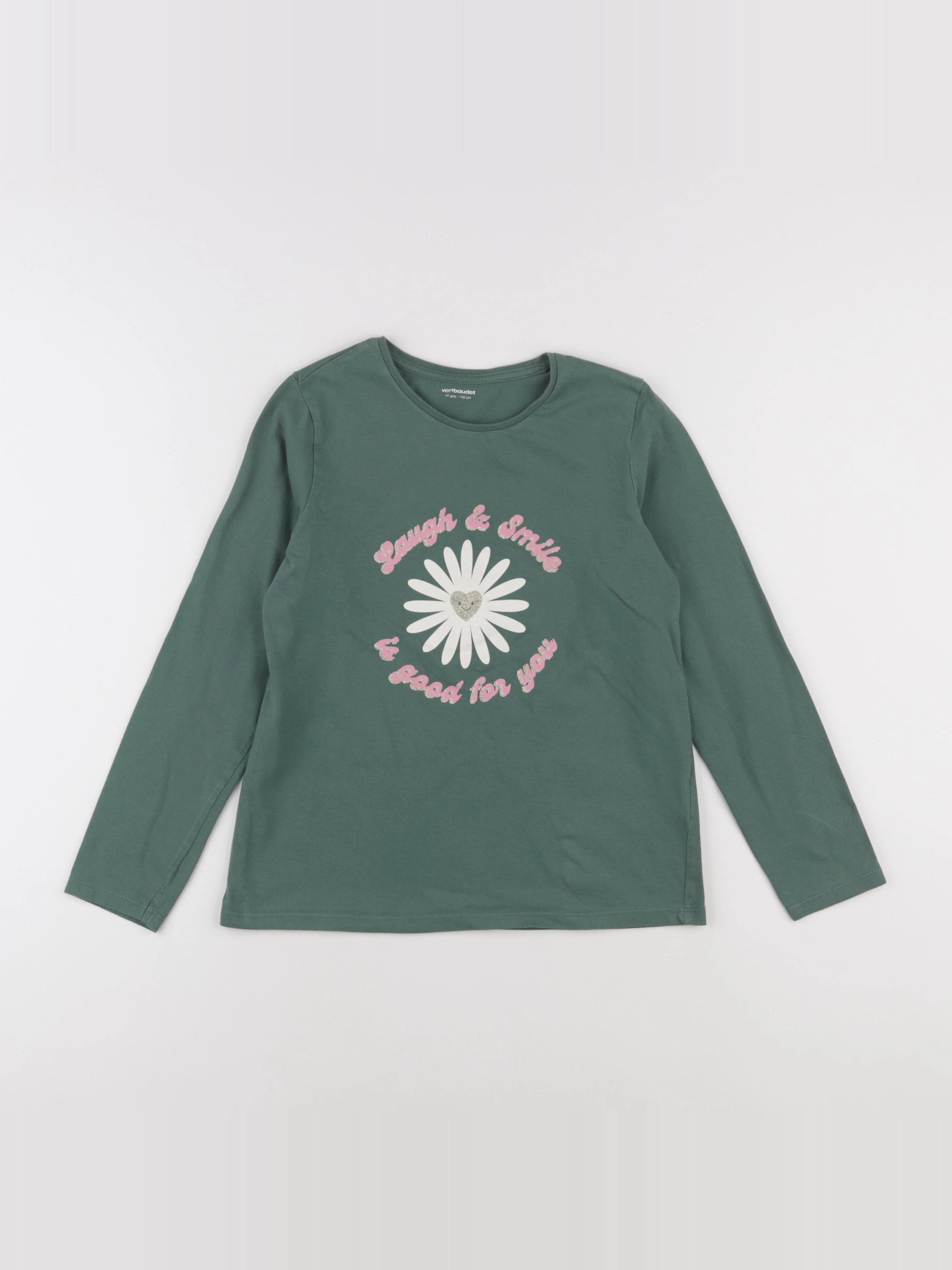 Vertbaudet - tee-shirt vert - 3 ans